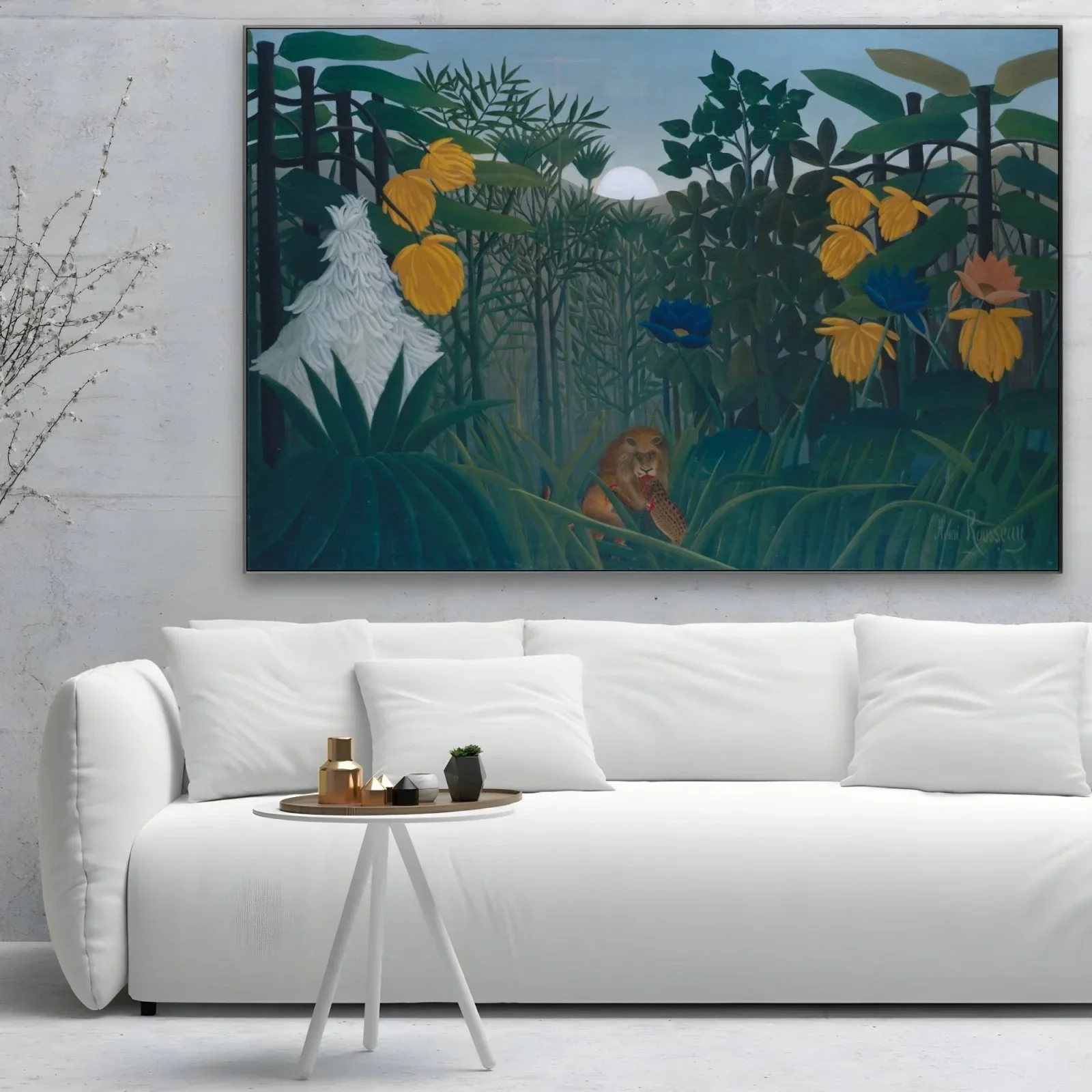 Il Pasto del Leone, Henri Rousseau