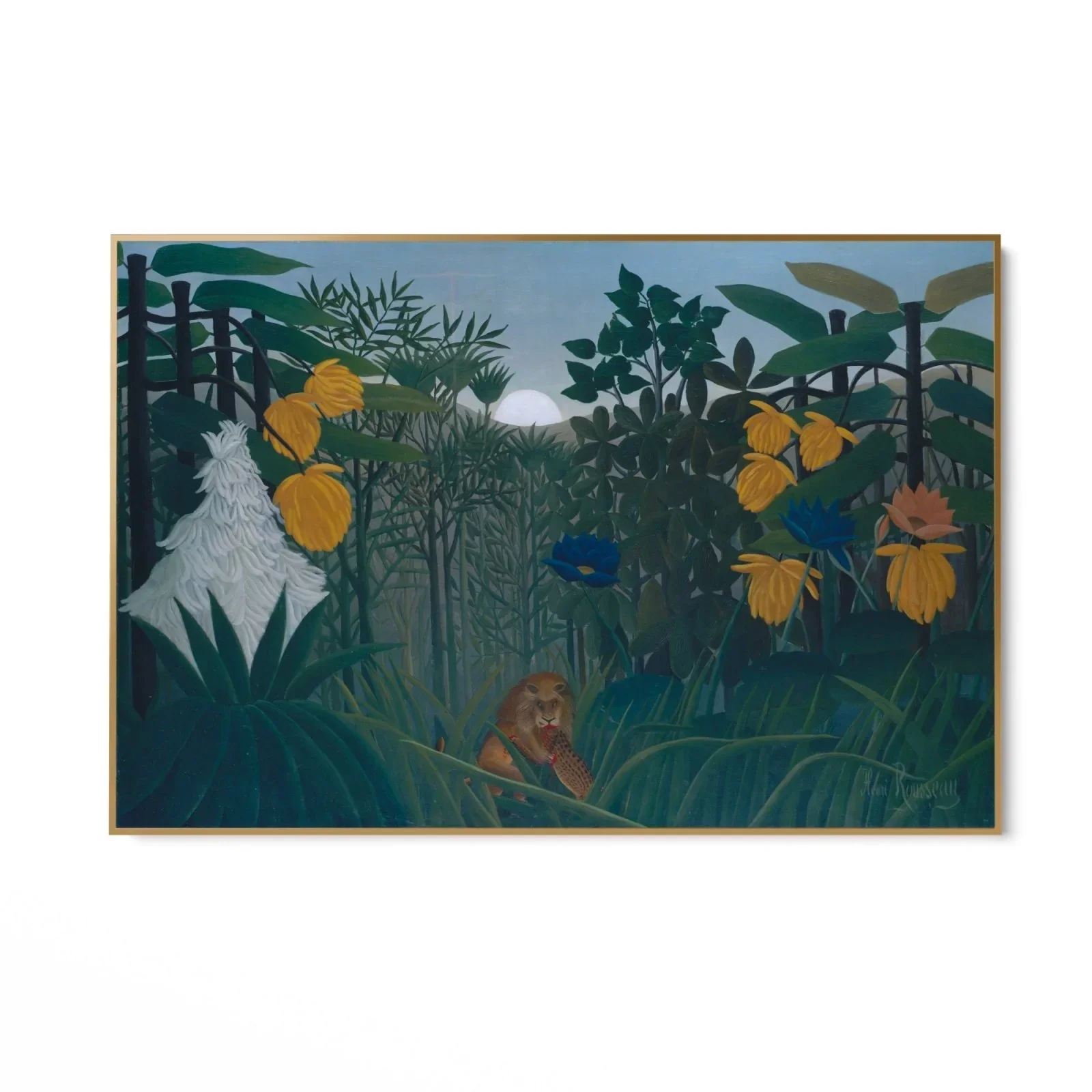 Il Pasto del Leone, Henri Rousseau - Image 7