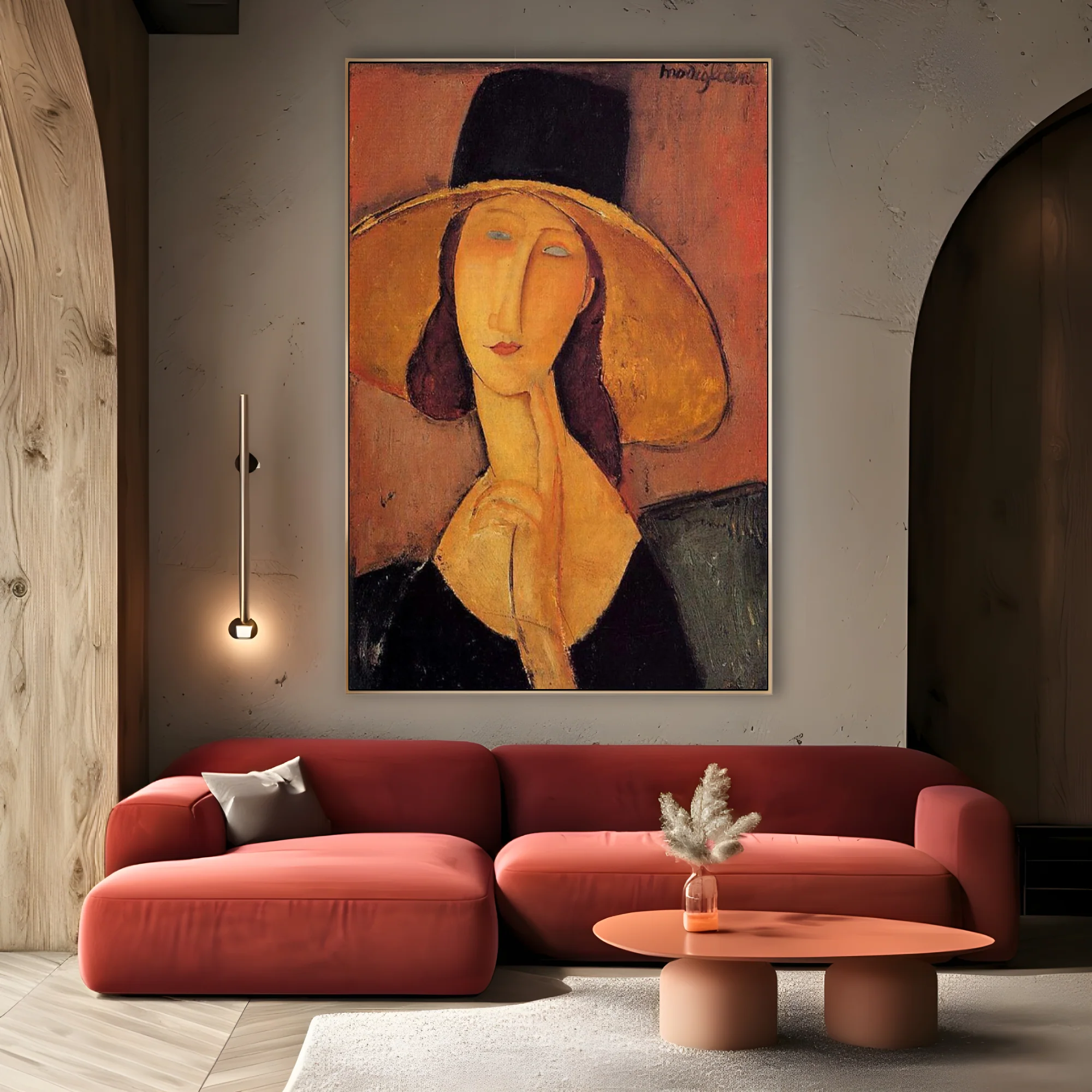Jeanne Hébuterne con cappello, Amedeo Modigliani - Image 3