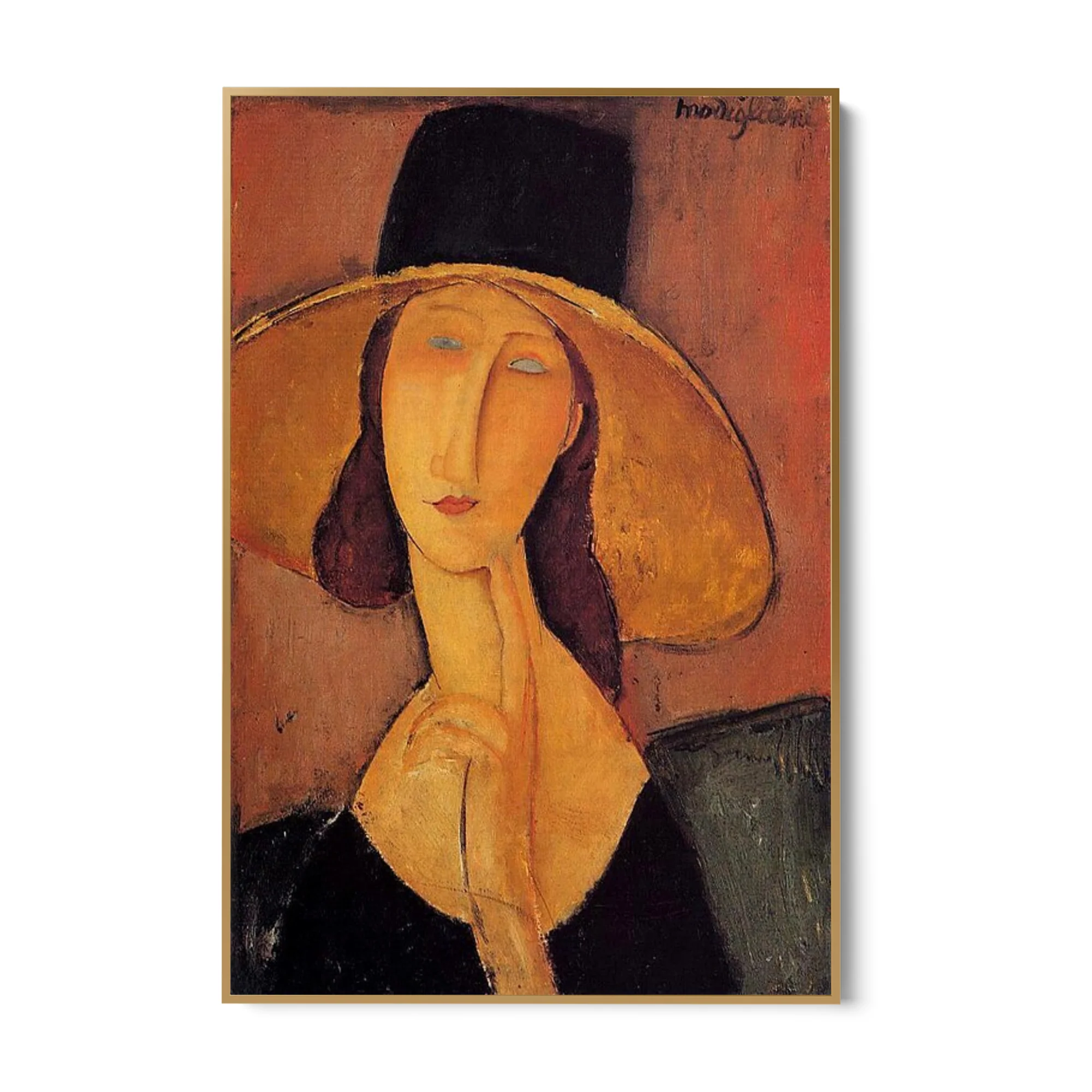 Jeanne Hébuterne con cappello, Amedeo Modigliani - Image 6