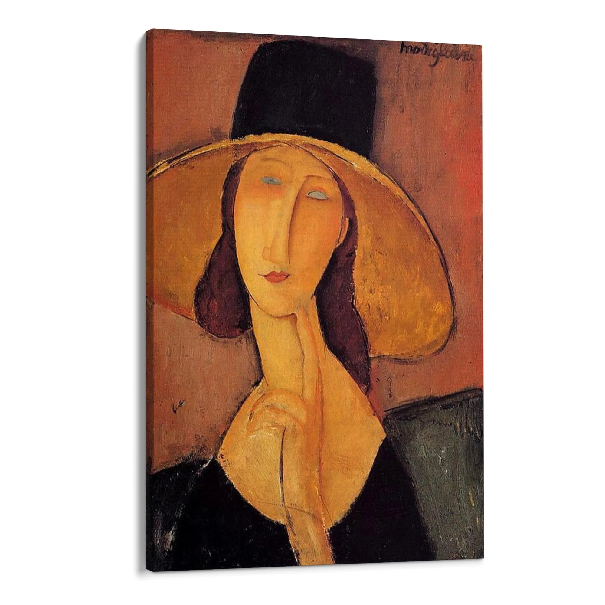 Jeanne Hébuterne con cappello, Amedeo Modigliani - Image 8