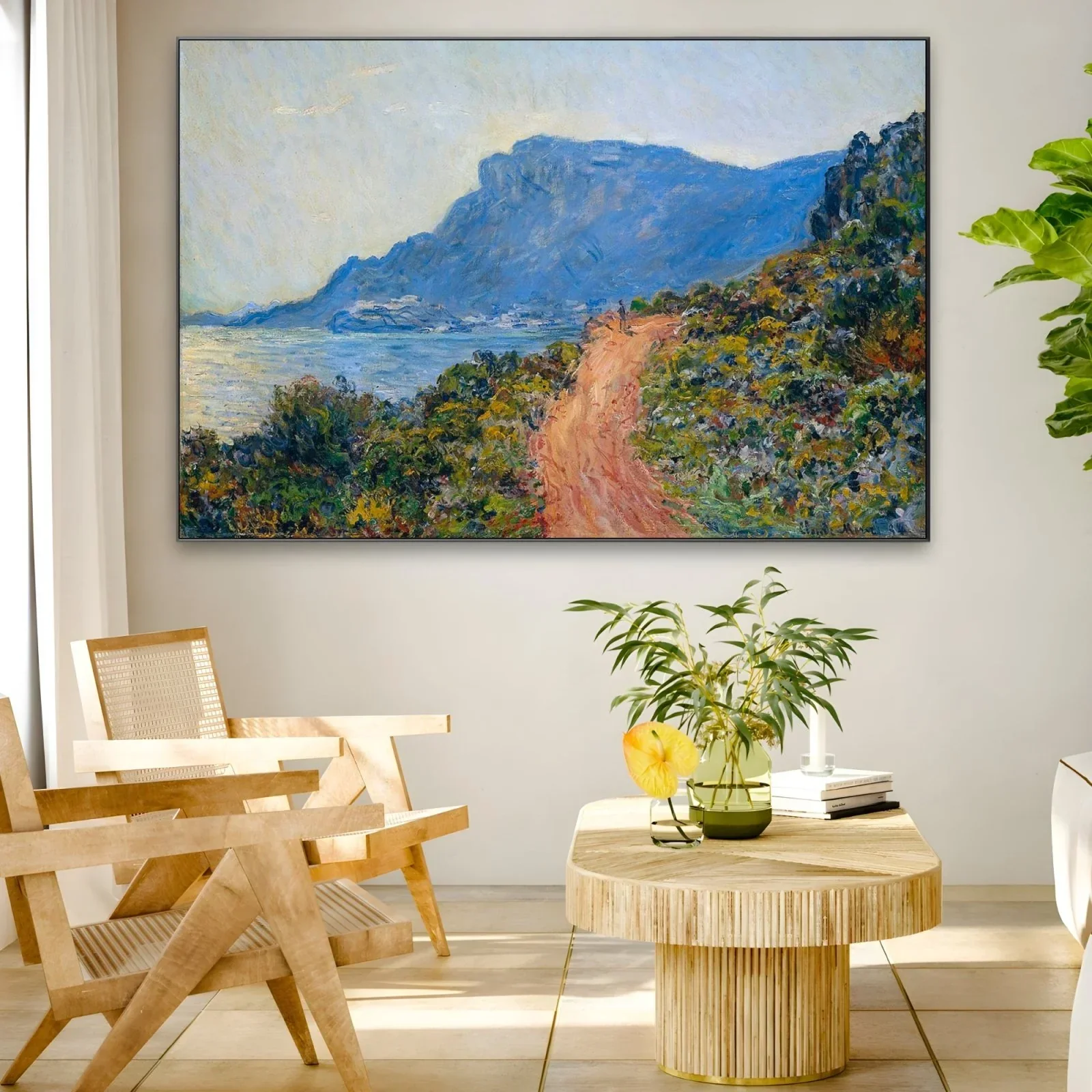 La Corniche vicino Monaco, Claude Monet