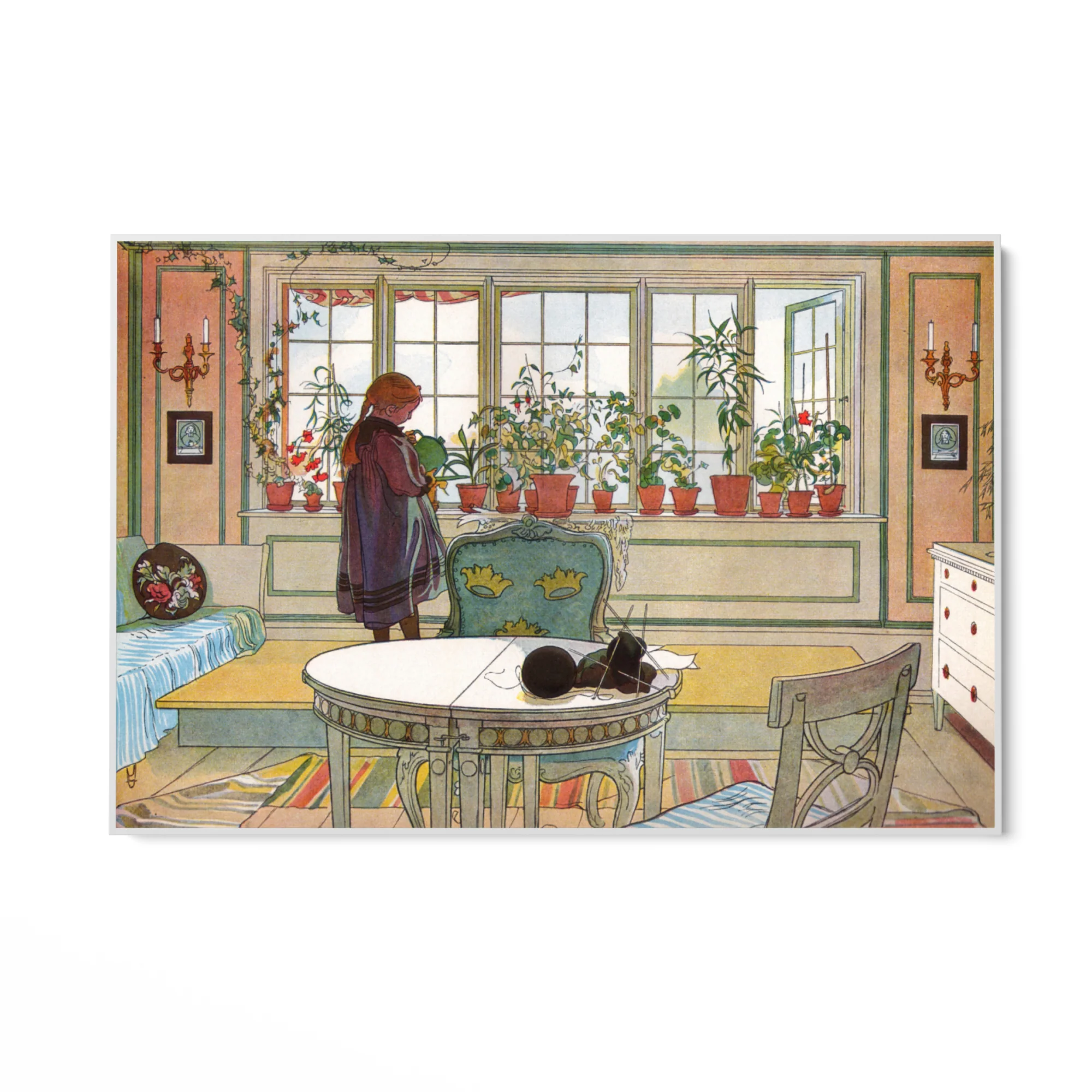 La Finestra fiorita, Carl Larsson - Image 7
