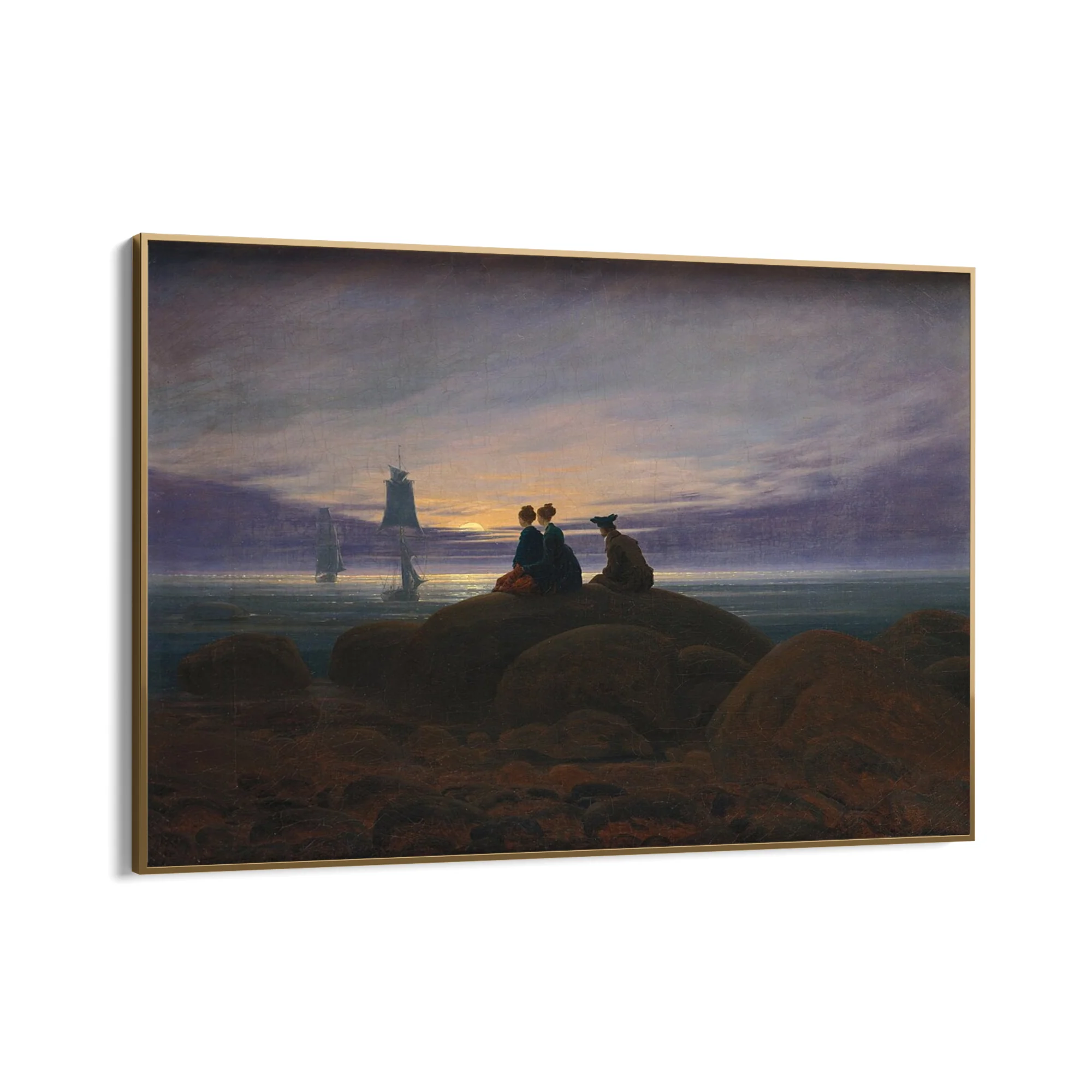La luna sorge dal mar, Caspar David Friedrich - Image 10