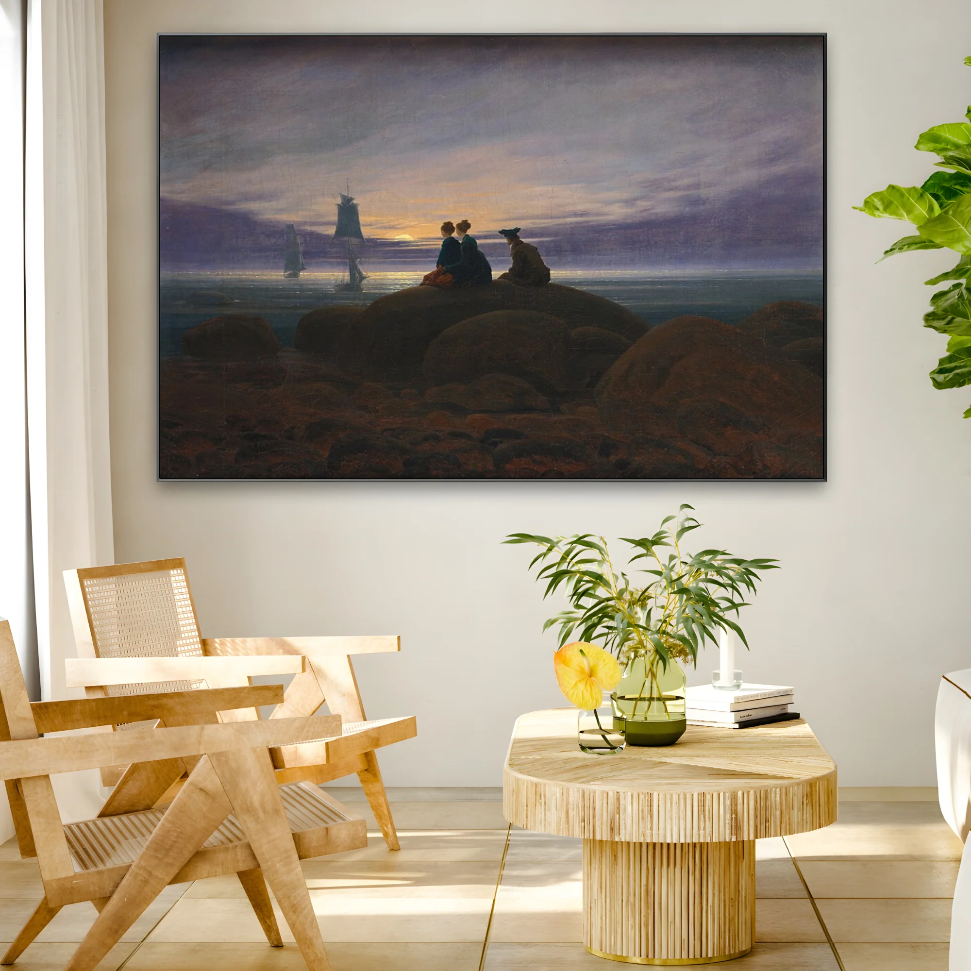 La luna sorge dal mar, Caspar David Friedrich - Image 3