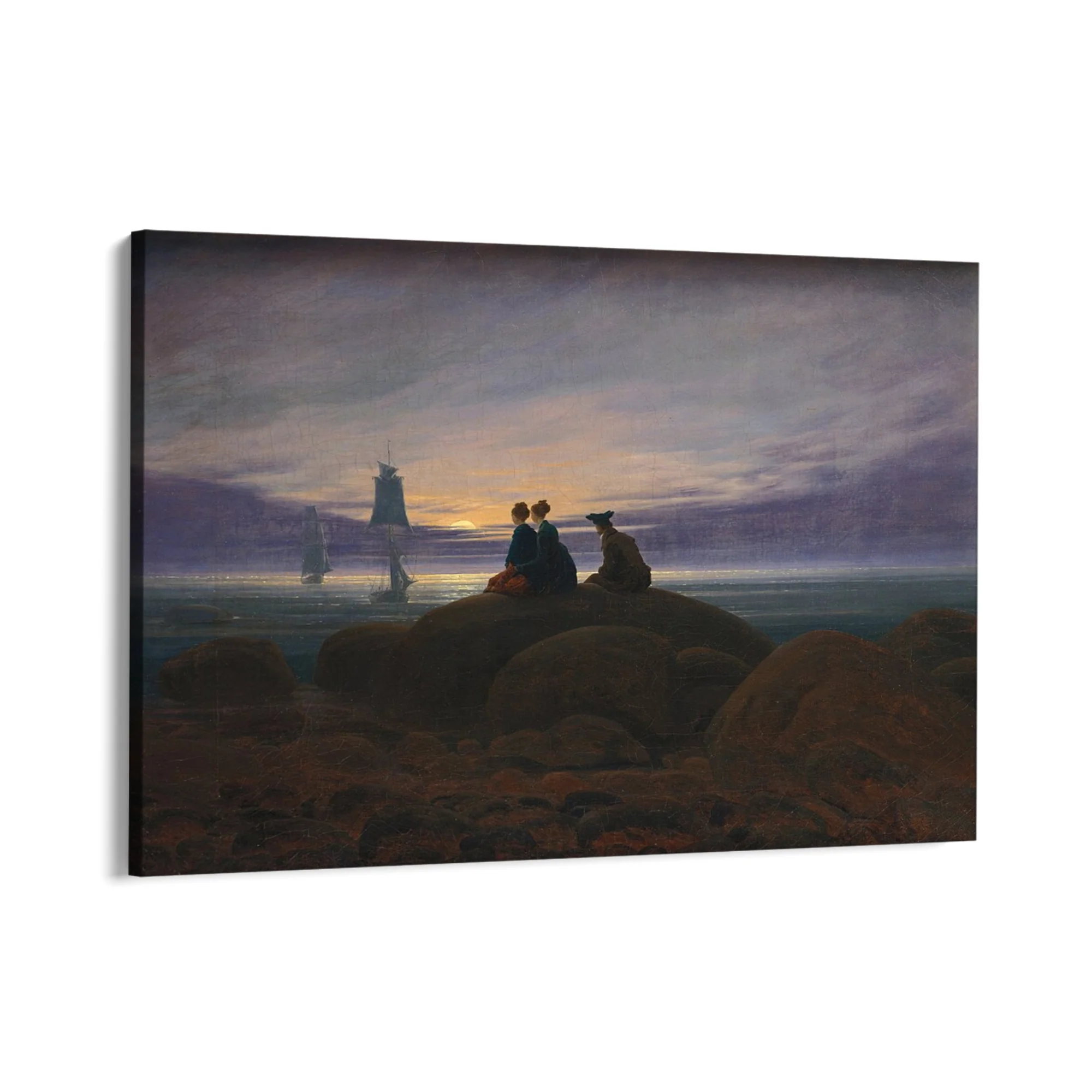 La luna sorge dal mar, Caspar David Friedrich - Image 8