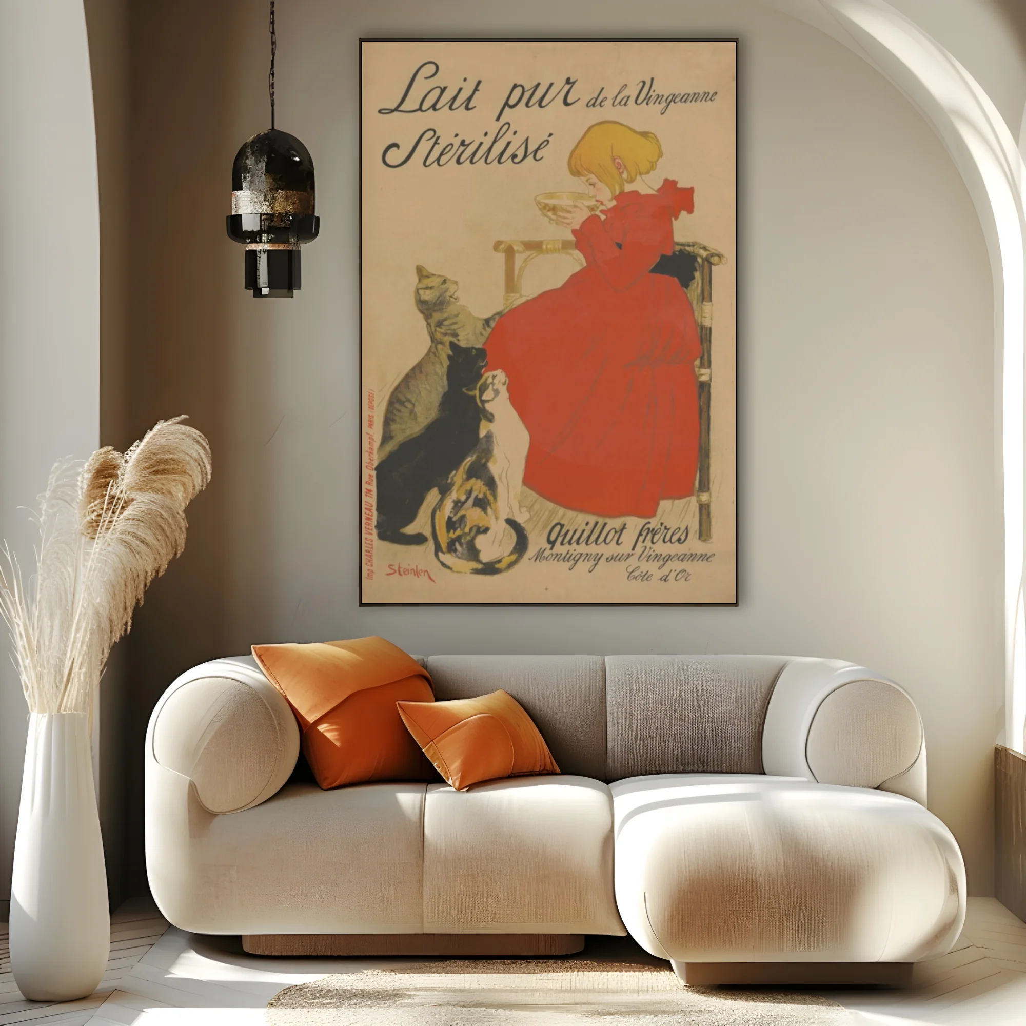 Lait pur stérilisé, Théophile Steinlen - Image 2