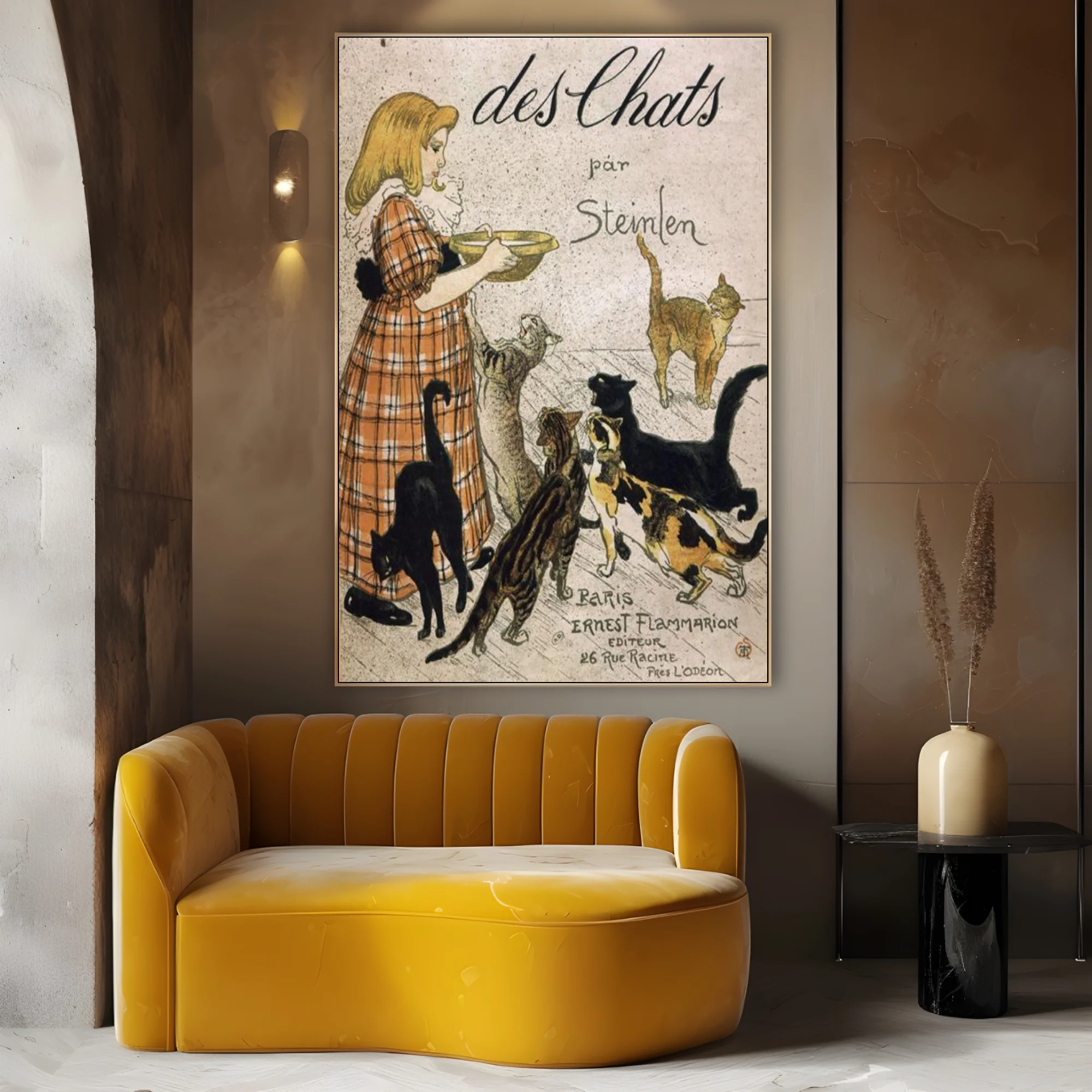 Latte ai Gatti, Théophile Steinlen