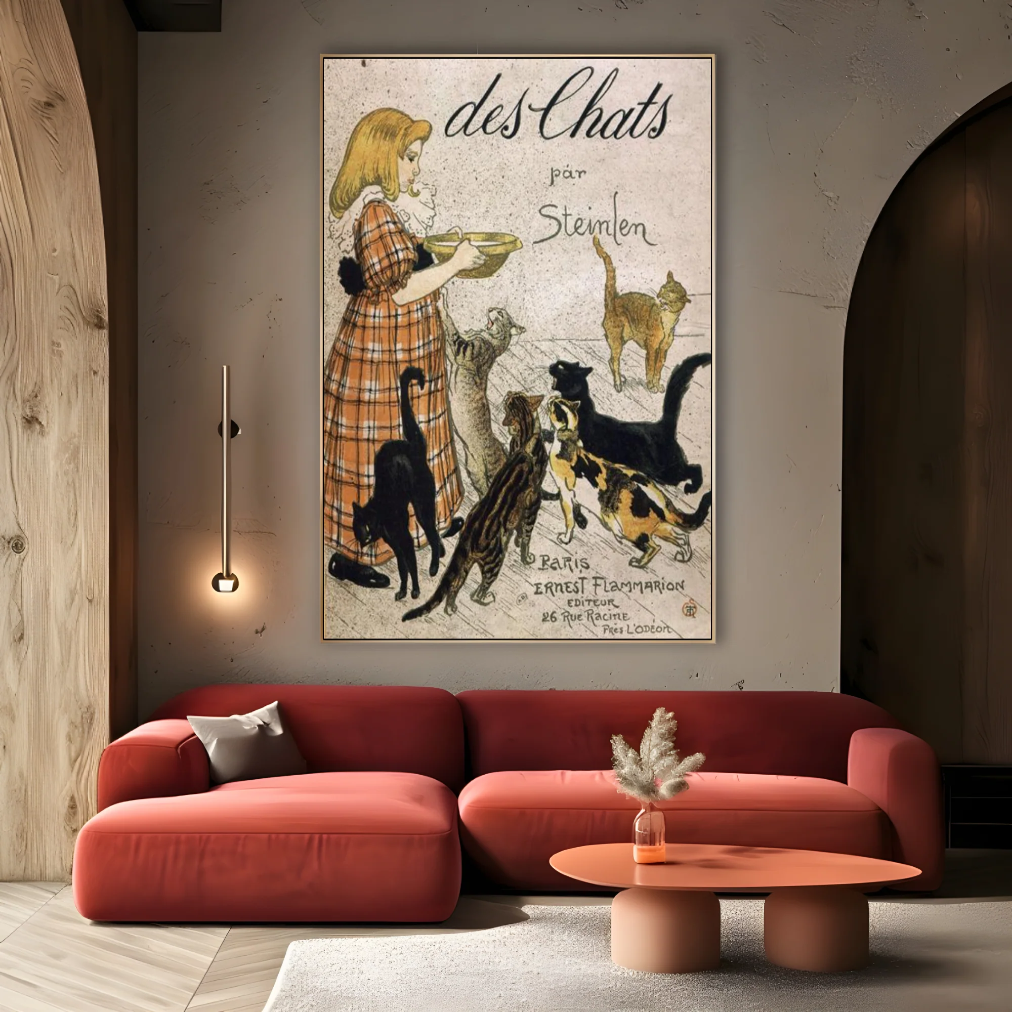 Latte ai Gatti, Théophile Steinlen - Image 3