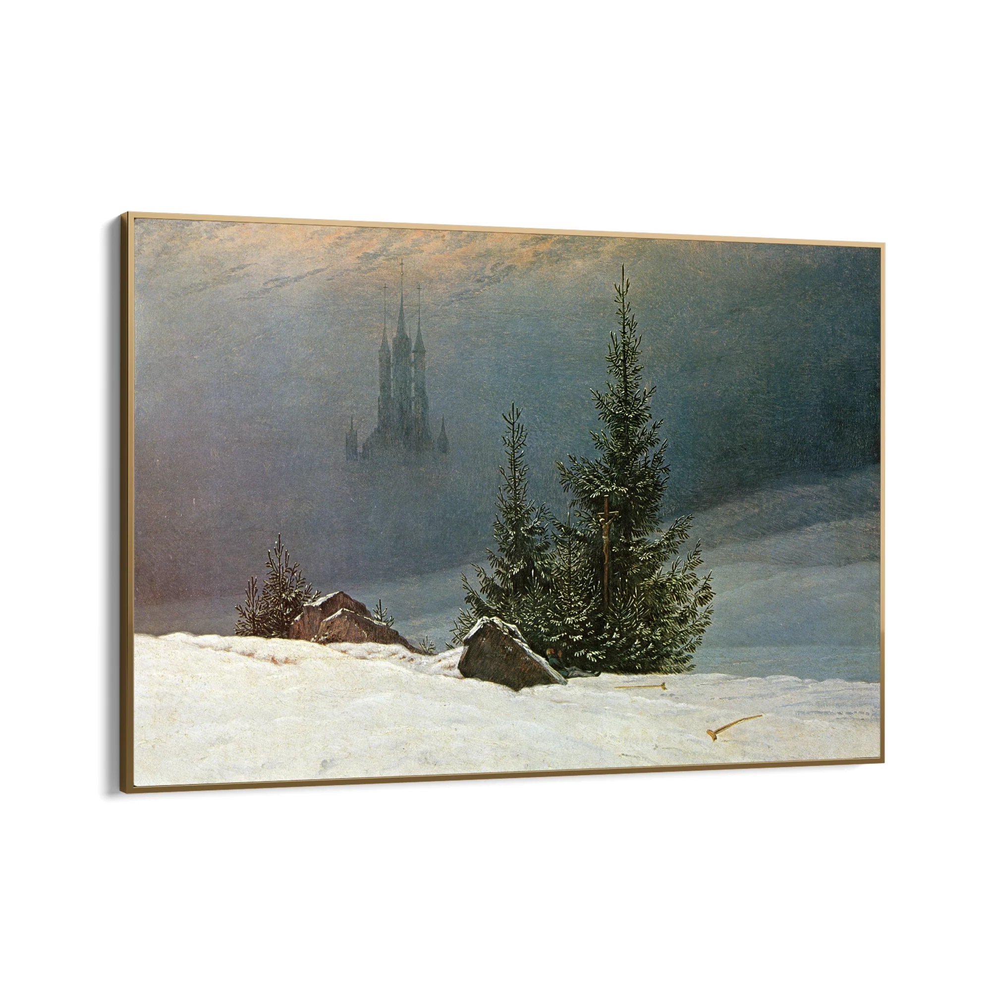 Paesaggio invernale con chiesa, Caspar David Friedrich - Image 10