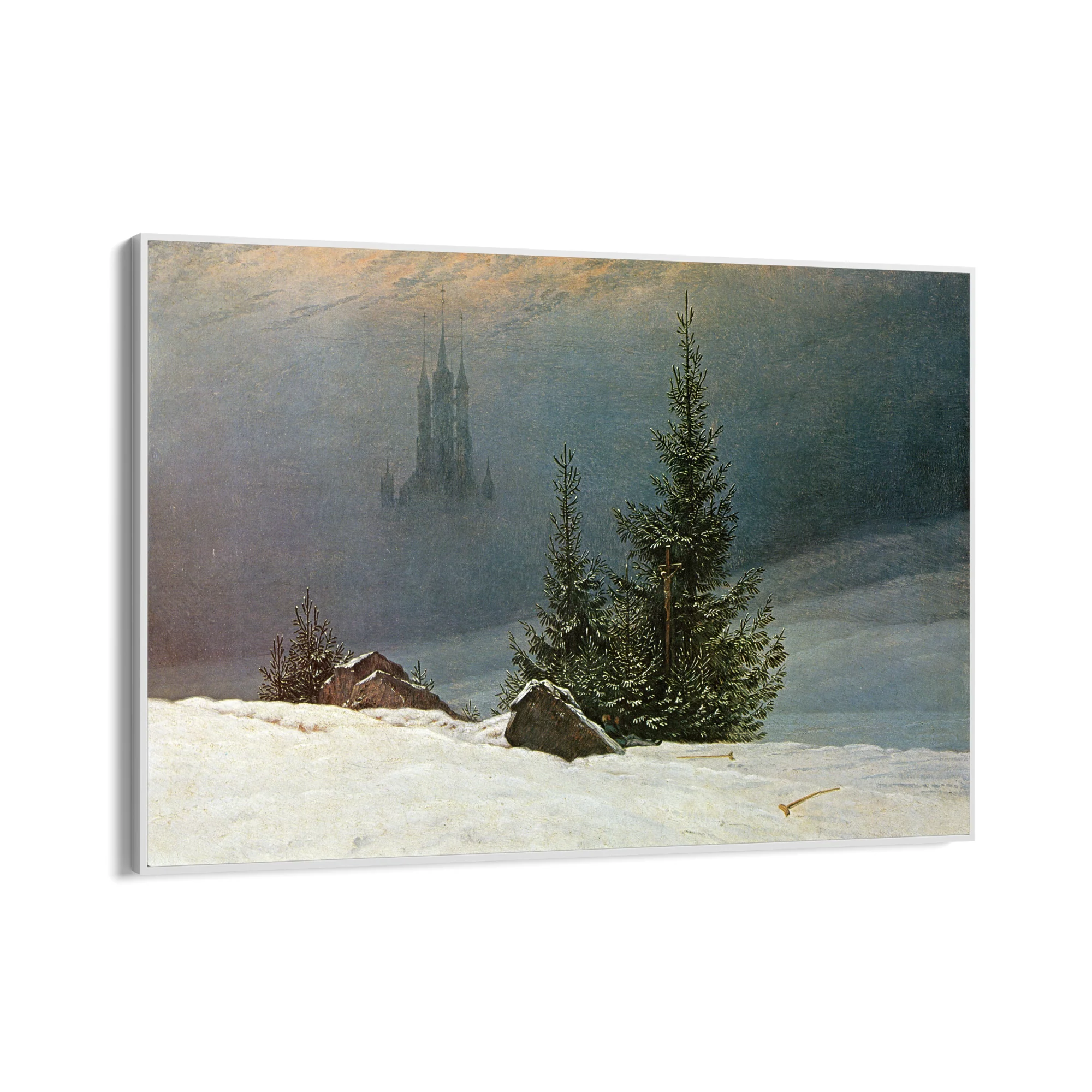 Paesaggio invernale con chiesa, Caspar David Friedrich - Image 11