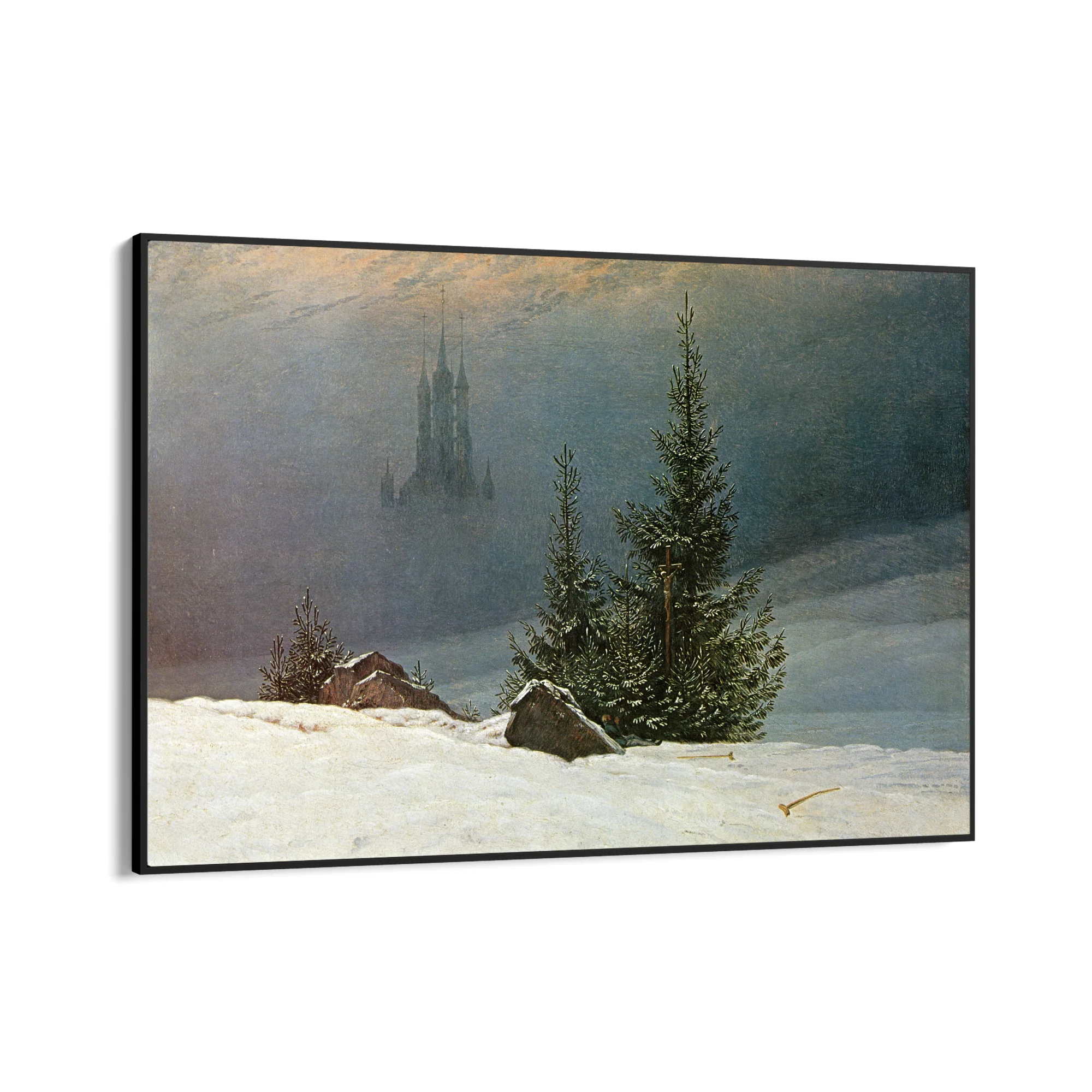 Paesaggio invernale con chiesa, Caspar David Friedrich - Image 9