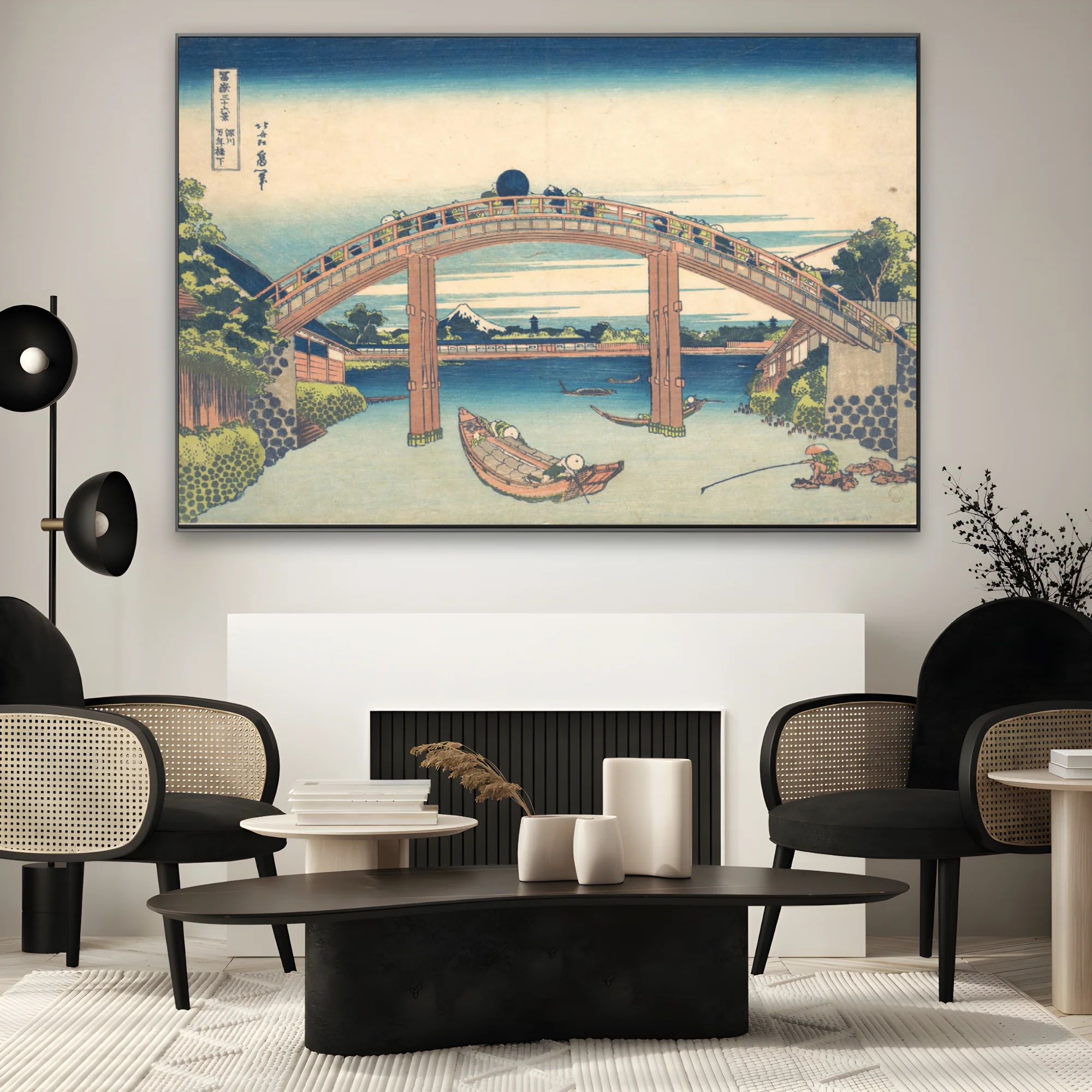 Ponte Mannen, Katsushika Hokusai - Image 3