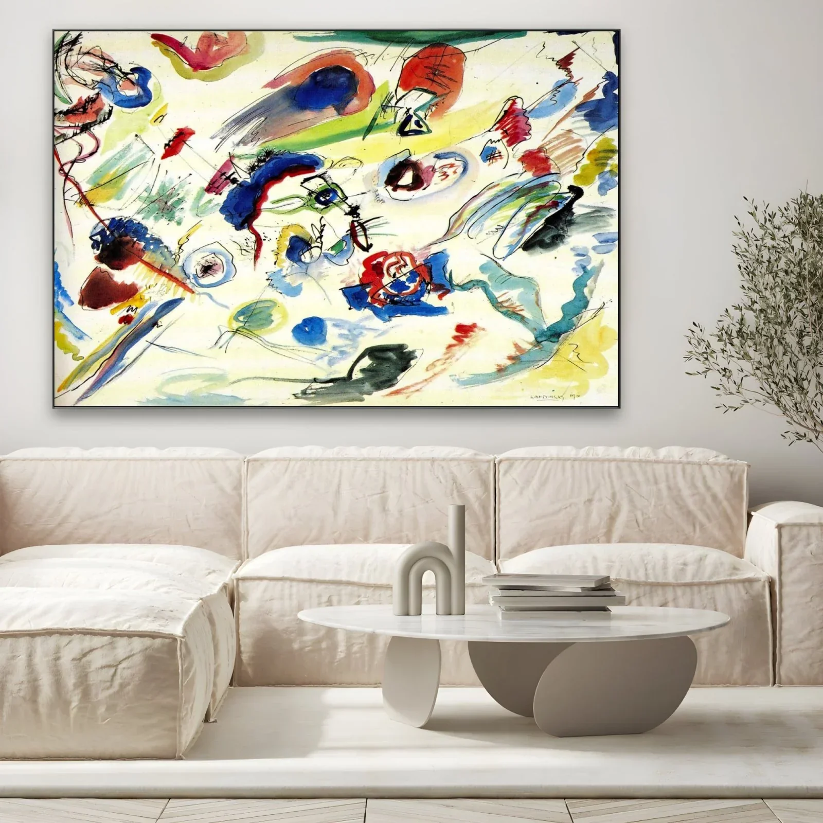 Primo acquerello astratto, Wassily Kandinsky