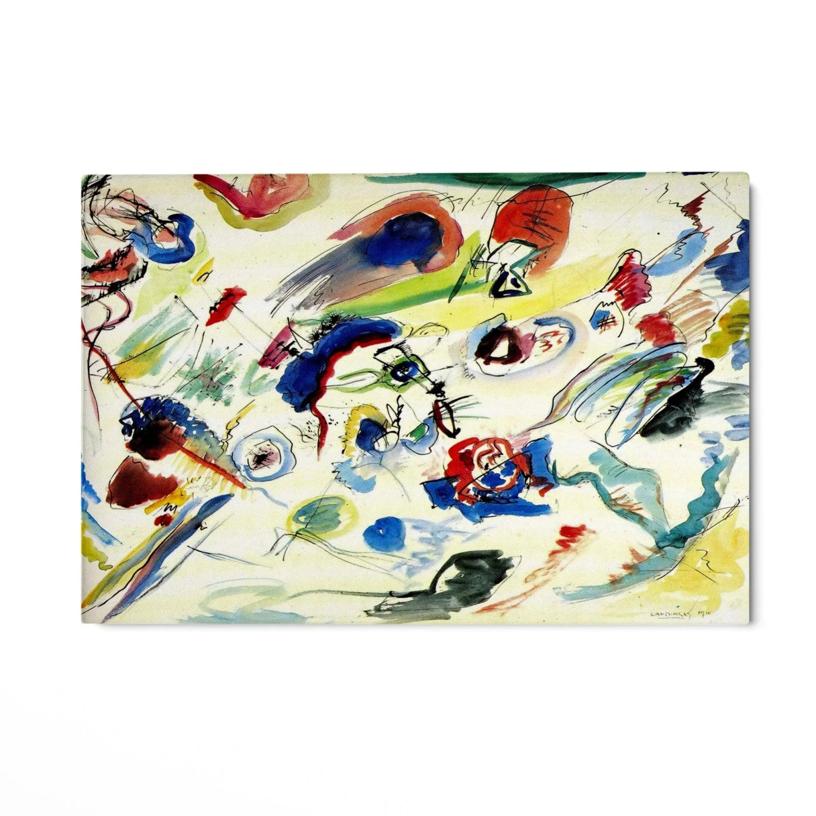 Primo acquerello astratto, Wassily Kandinsky - Image 3
