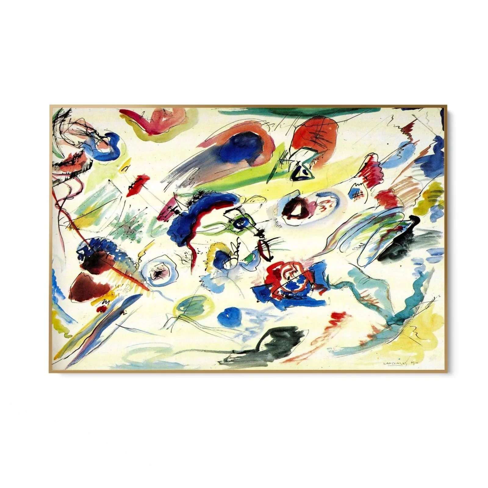 Primo acquerello astratto, Wassily Kandinsky - Image 8