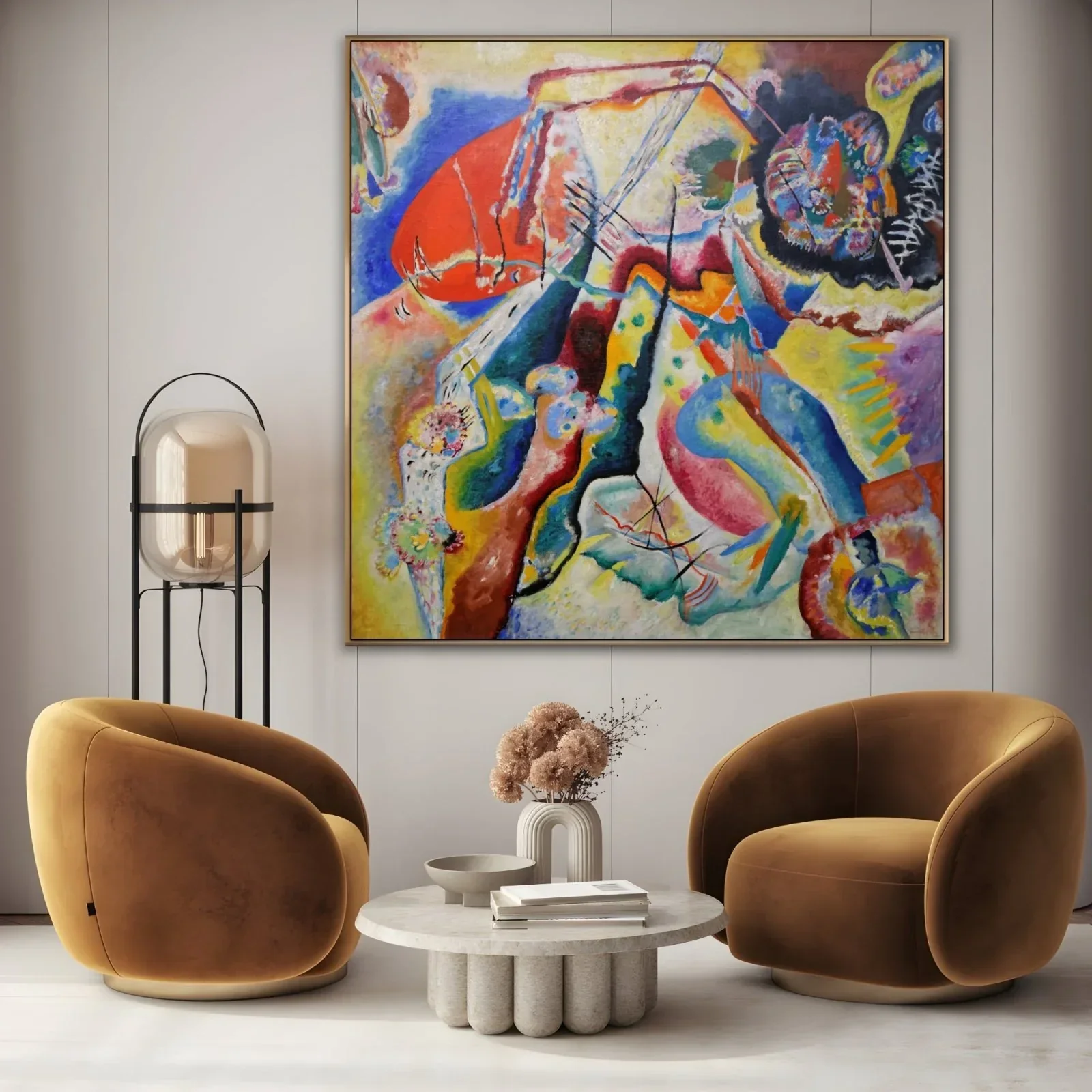 Quadro con macchia rossa, Wassily Kandinsky