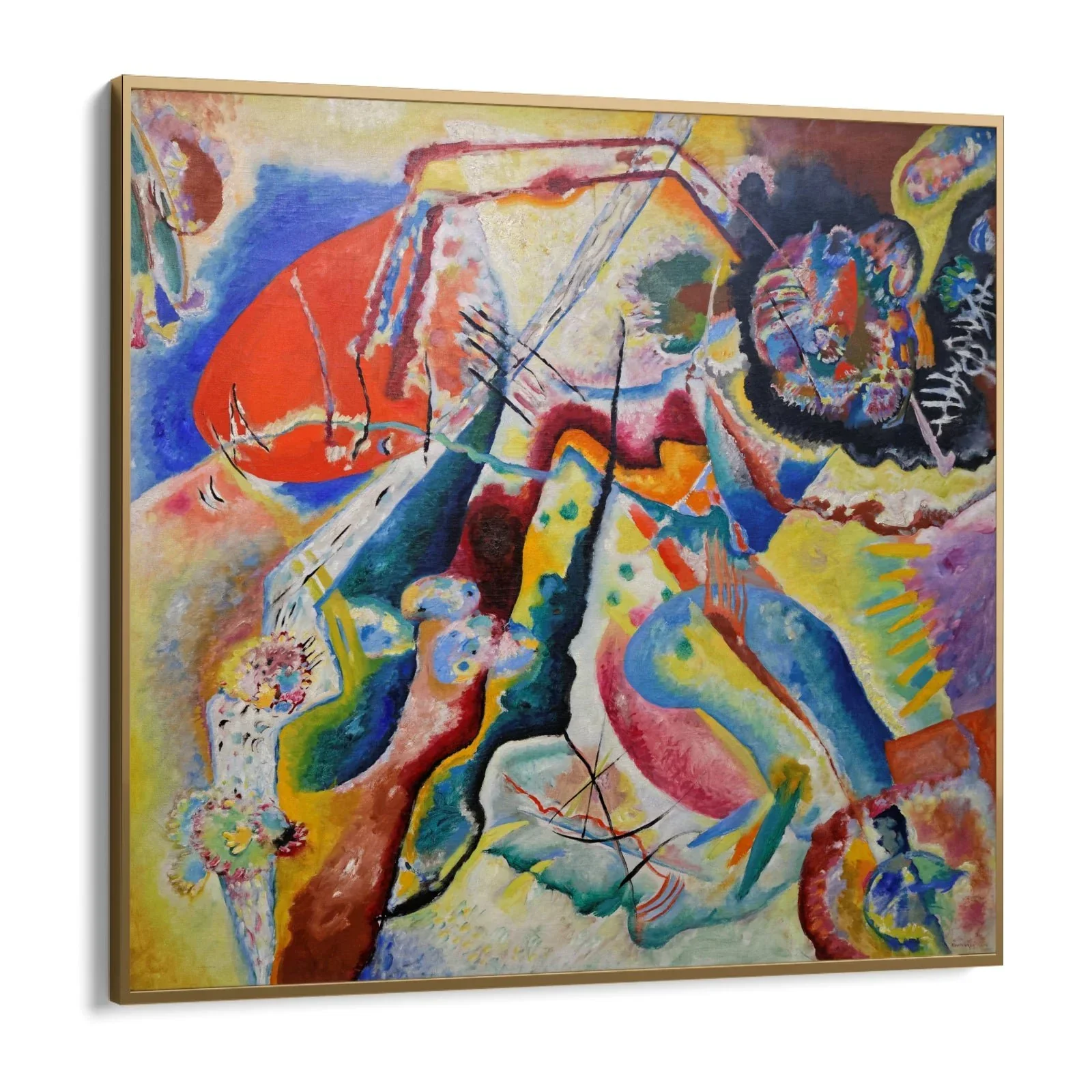 Quadro con macchia rossa, Wassily Kandinsky - Image 8