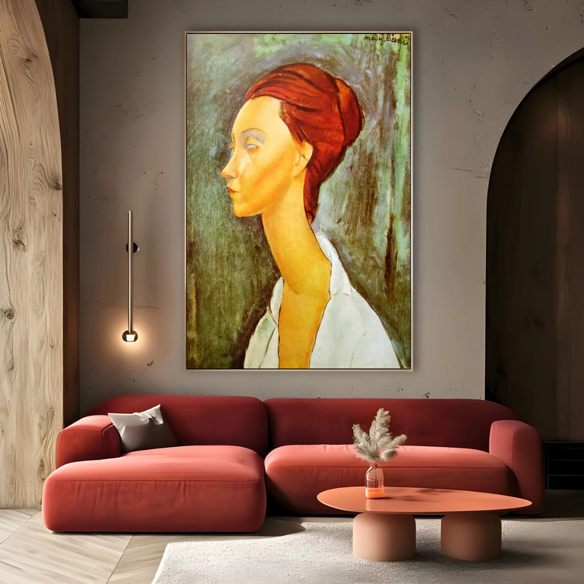 Ritratto di Lunia Czechowska, Amedeo Modigliani - Image 3