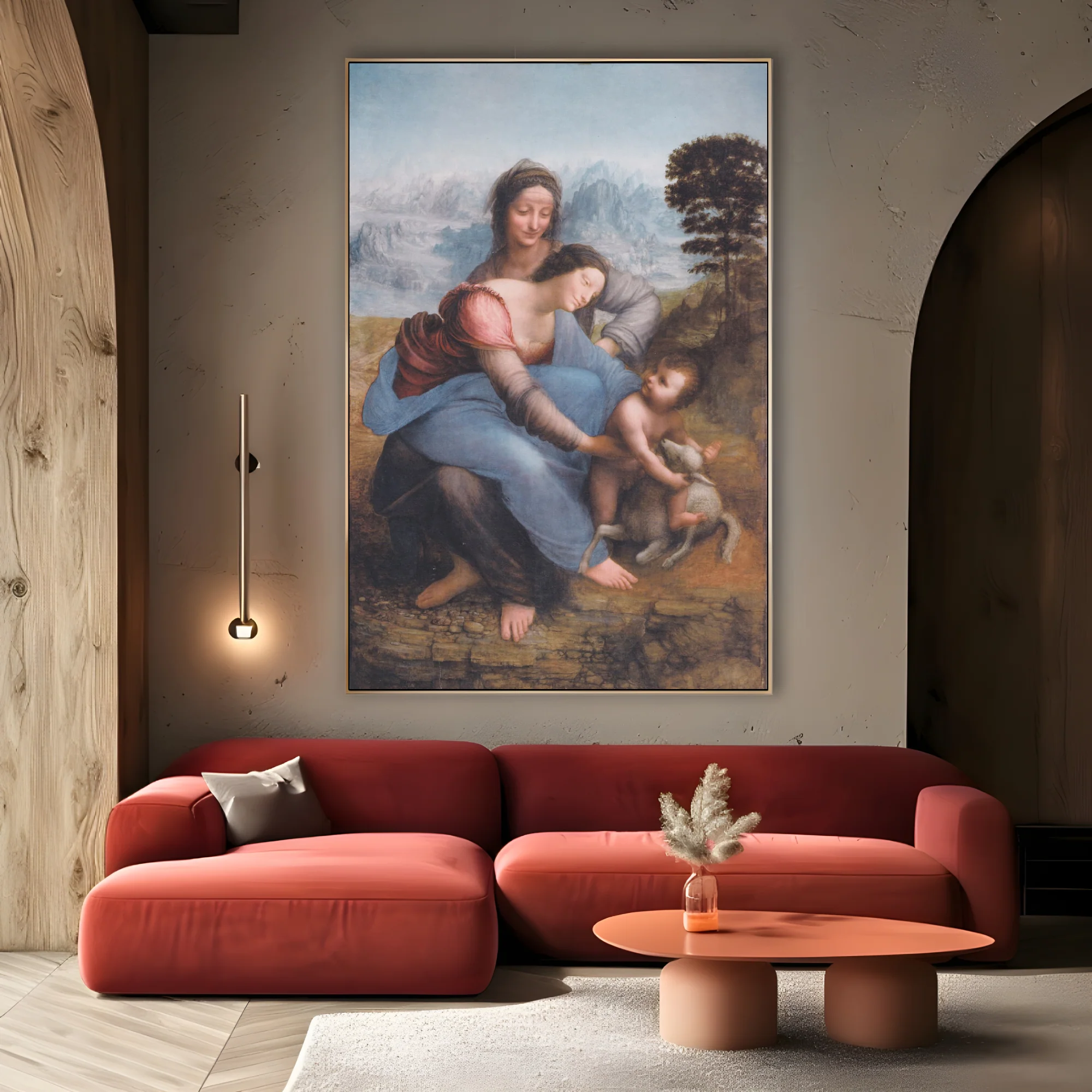 Sant'Anna con la Vergine e il Bambino, Leonardo da Vinci - Image 3