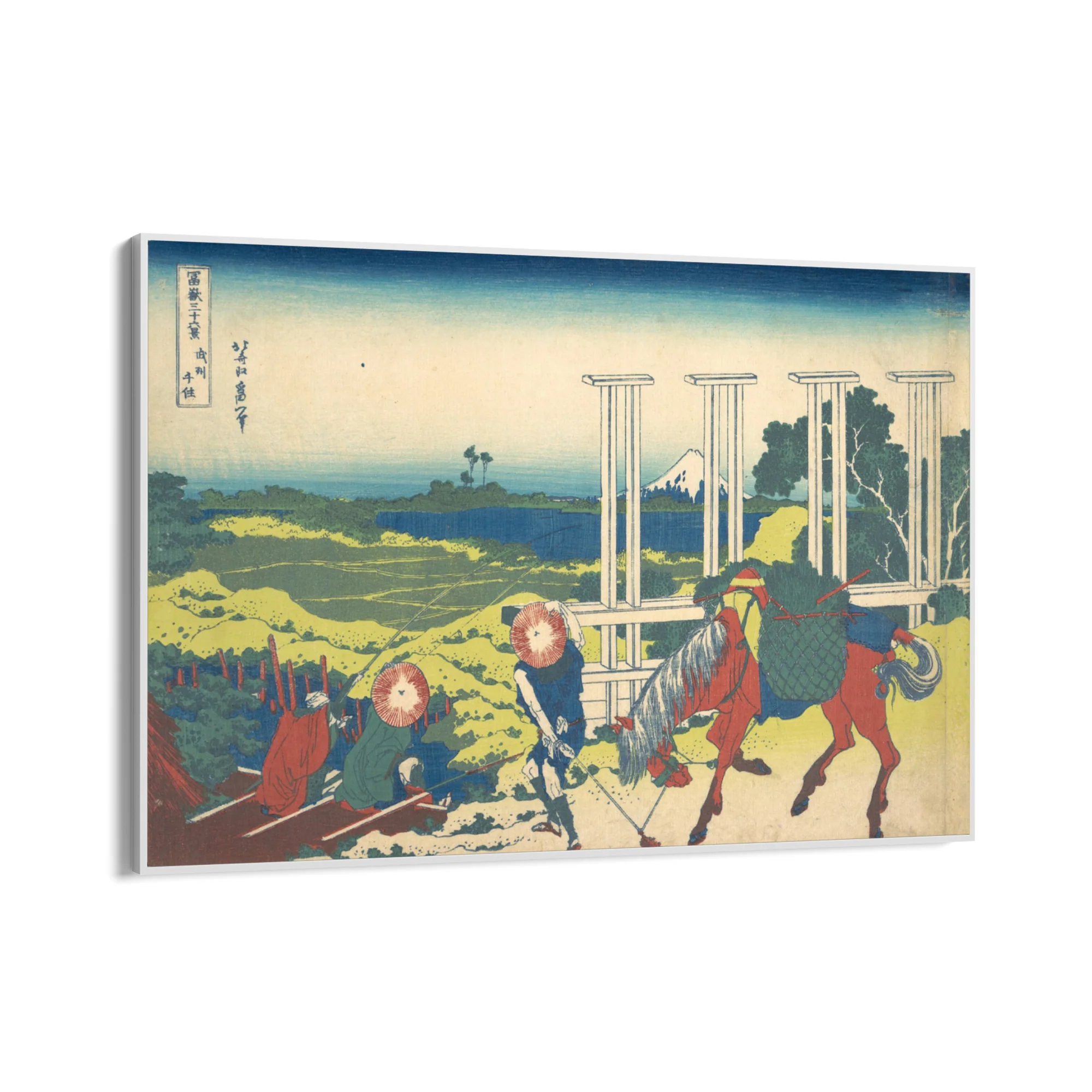 Senju In Musashi Province, Katsushika Hokusai - Image 11