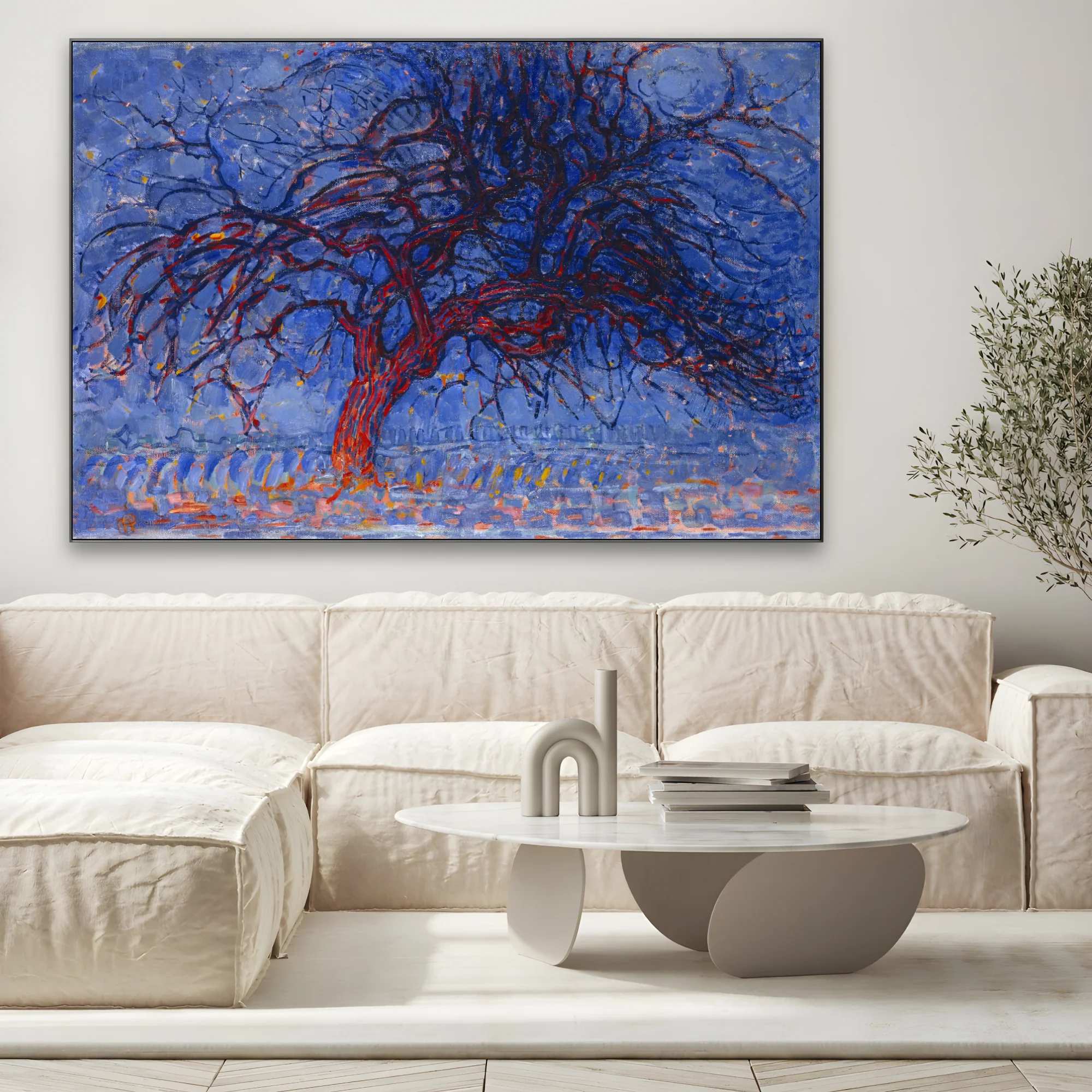 Sera; L'albero rosso, Piet Mondrian - Image 2
