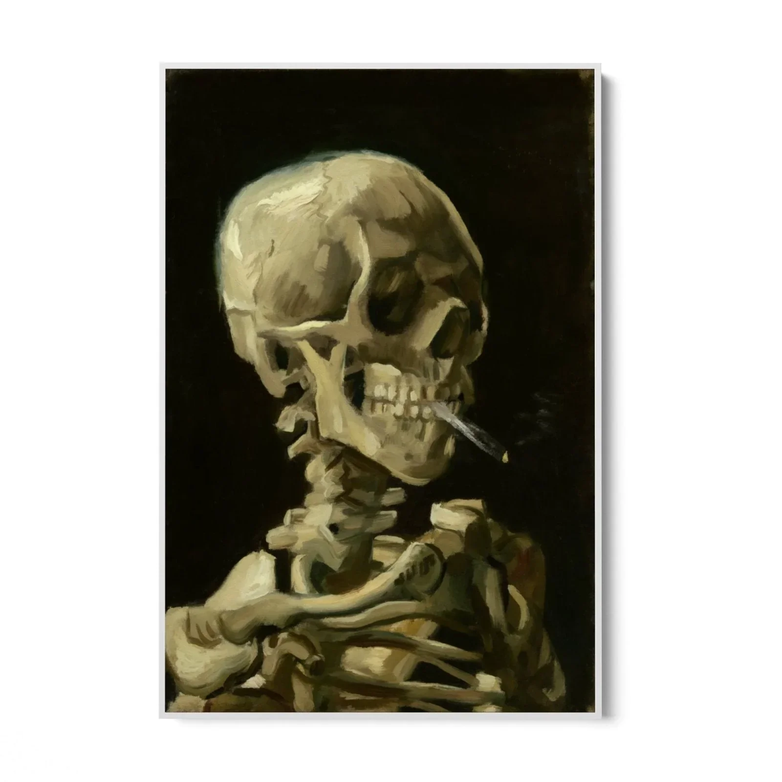 Skull with Cigarette, Vincent Van Gogh - Image 8