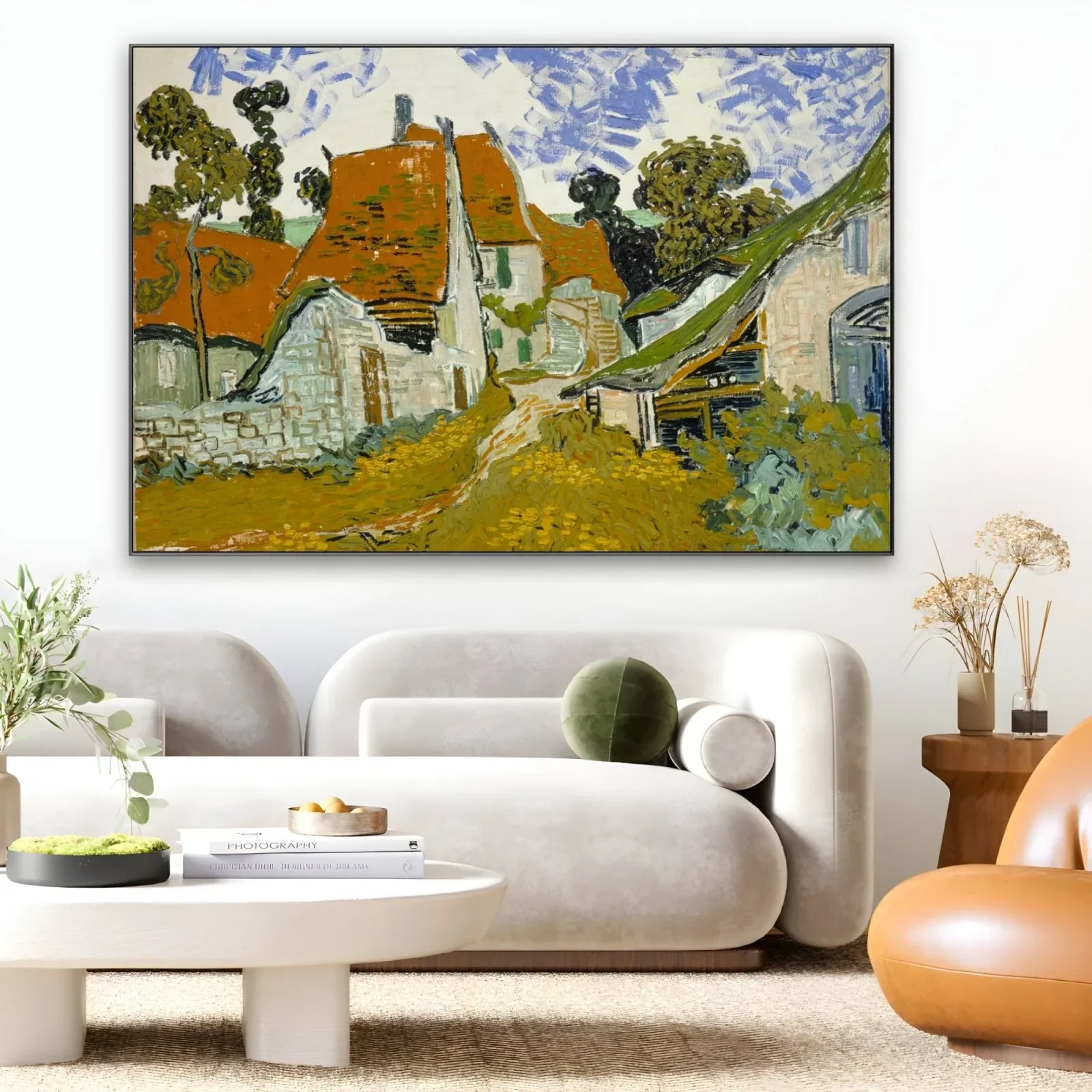 Street in Auvers-Sur-Oise, Vincent Van Gogh - Image 3
