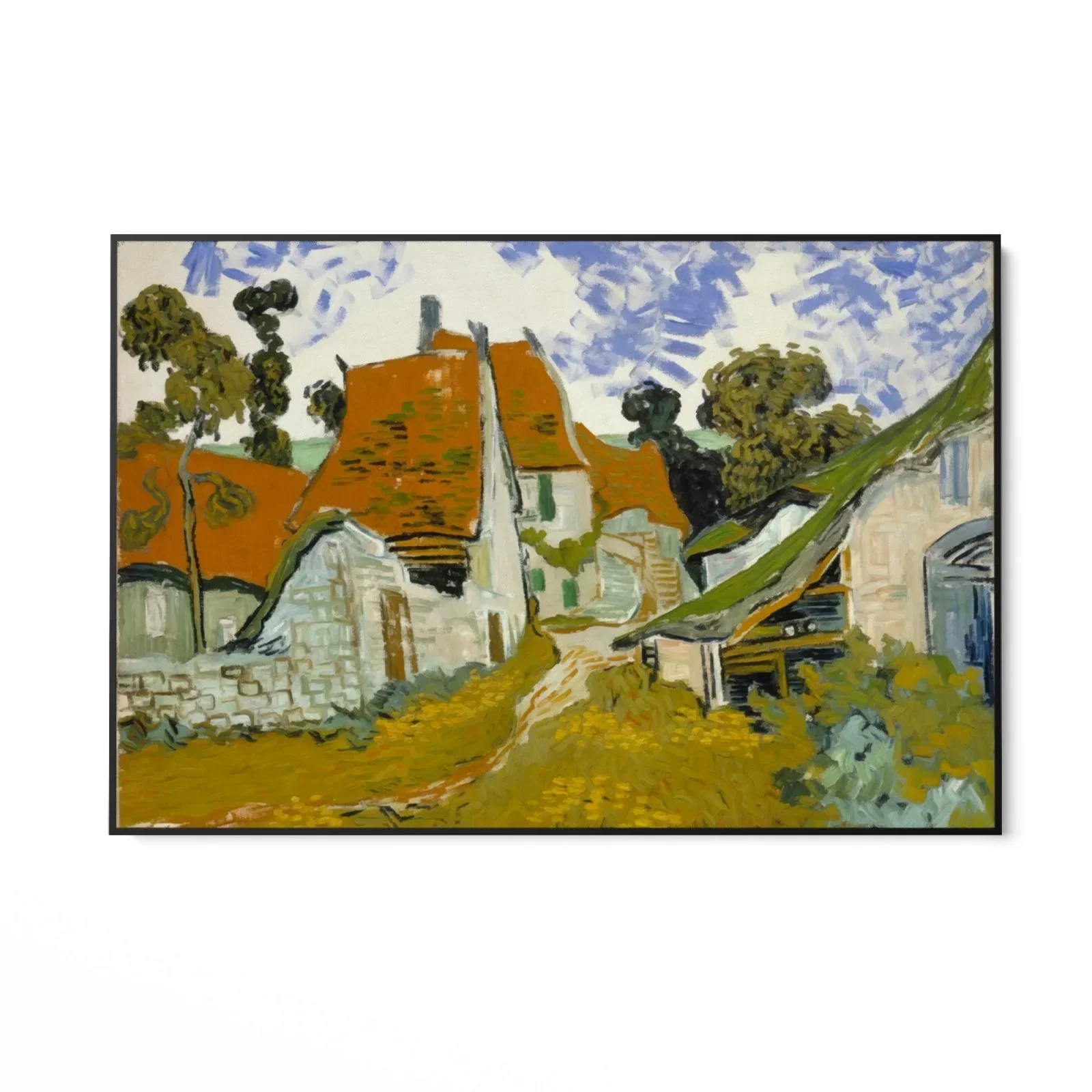 Street in Auvers-Sur-Oise, Vincent Van Gogh - Image 6