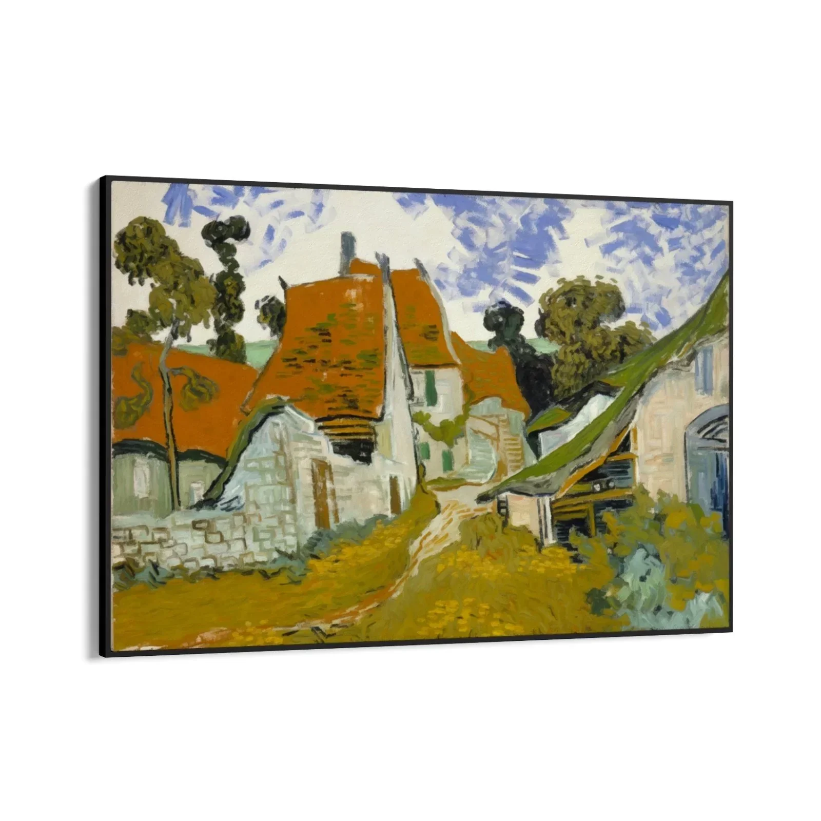 Street in Auvers-Sur-Oise, Vincent Van Gogh - Image 7