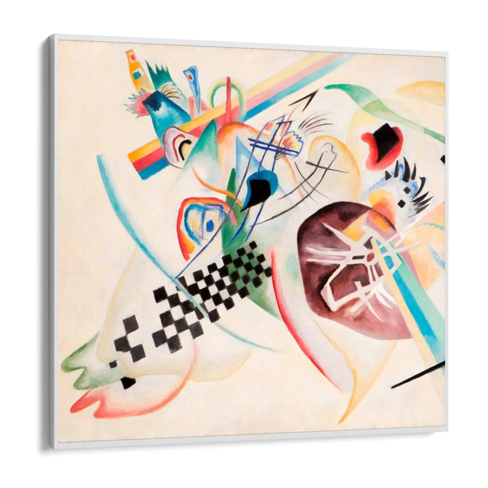 Su Bianco ll, Wassily Kandinsky - Image 11