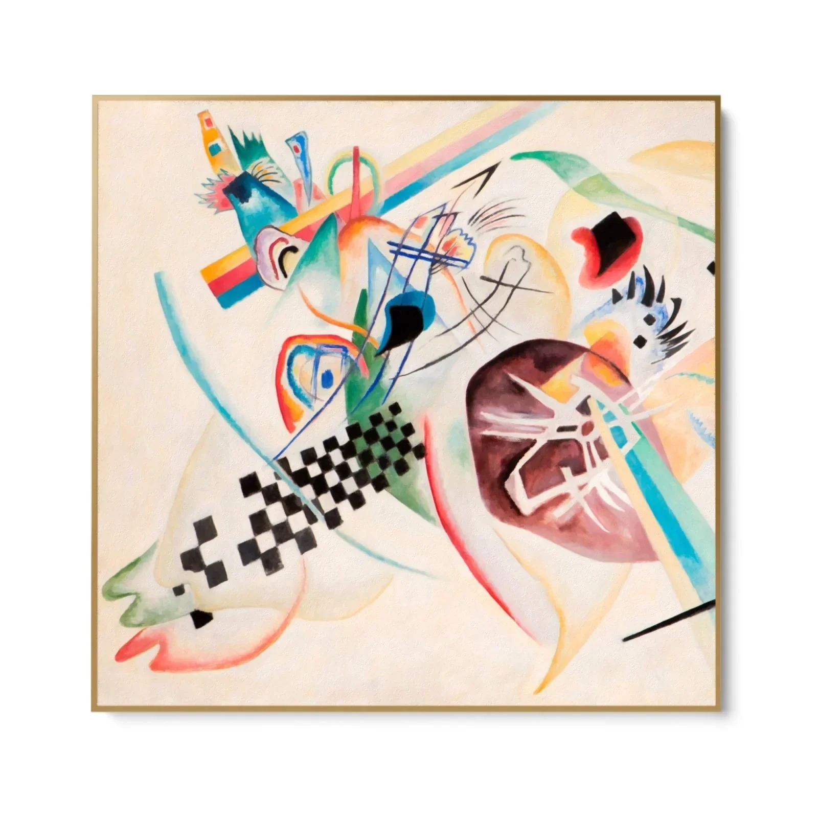 Su Bianco ll, Wassily Kandinsky - Image 6
