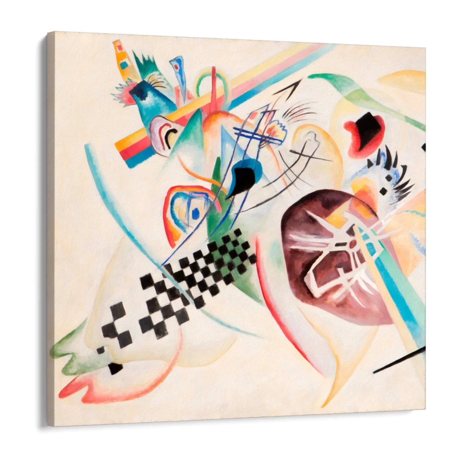 Su Bianco ll, Wassily Kandinsky - Image 8
