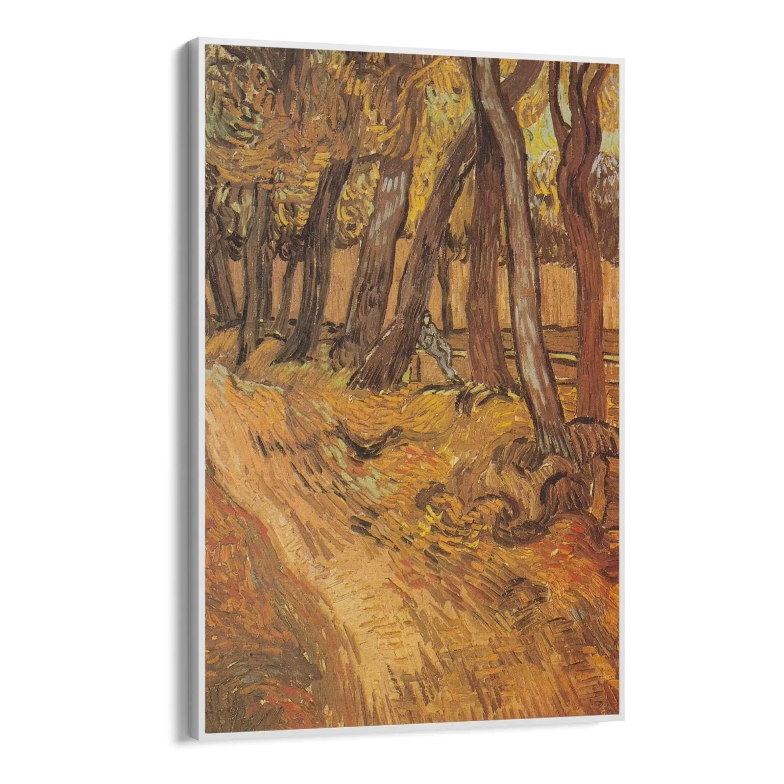 The garden of the hospital Saint Paul with figure, Vincent Van Gogh - Image 10