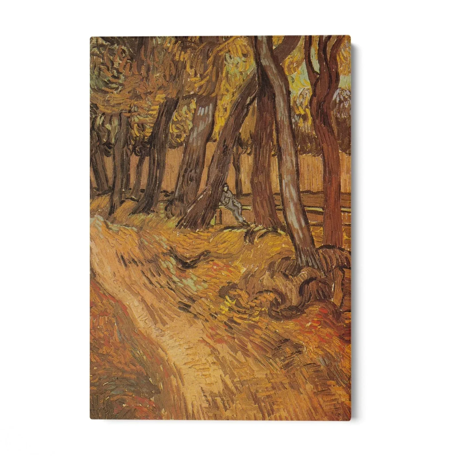 The garden of the hospital Saint Paul with figure, Vincent Van Gogh - Image 3