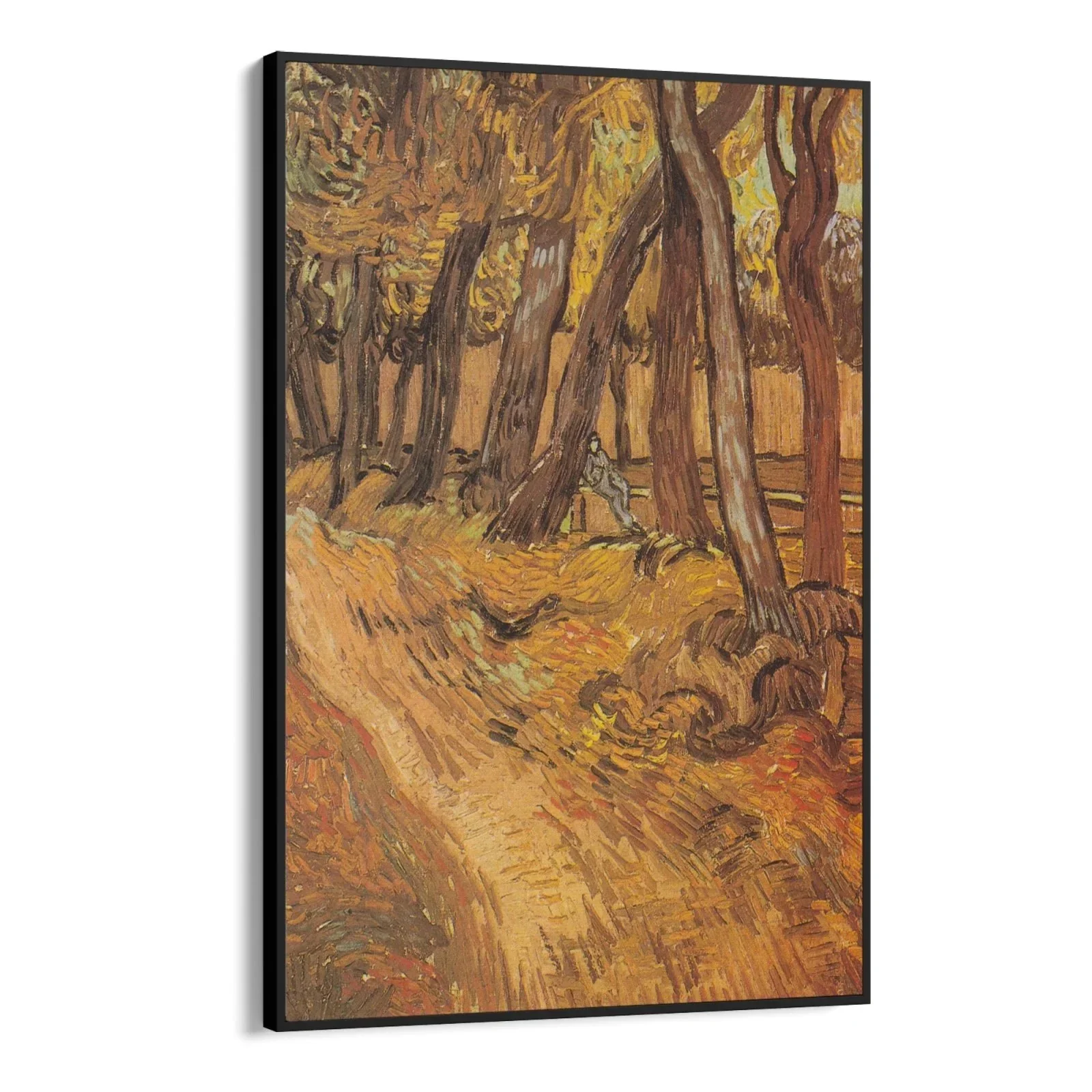 The garden of the hospital Saint Paul with figure, Vincent Van Gogh - Image 6