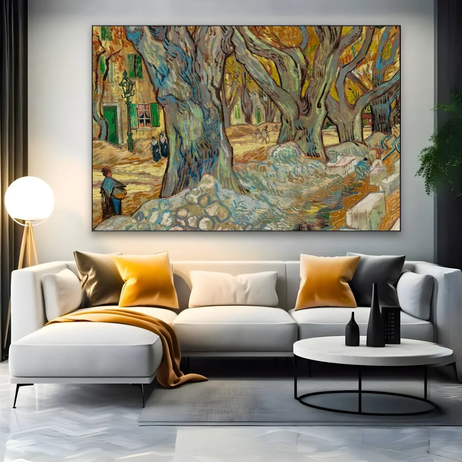 The Large Plane Trees, Vincent Van Gogh - Image 2
