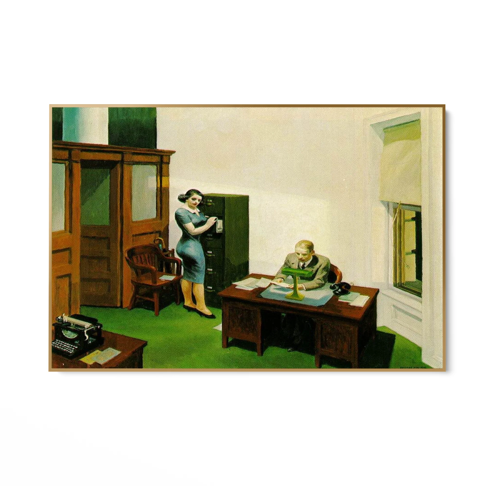 Ufficio di Notte, Edward Hopper - Image 5