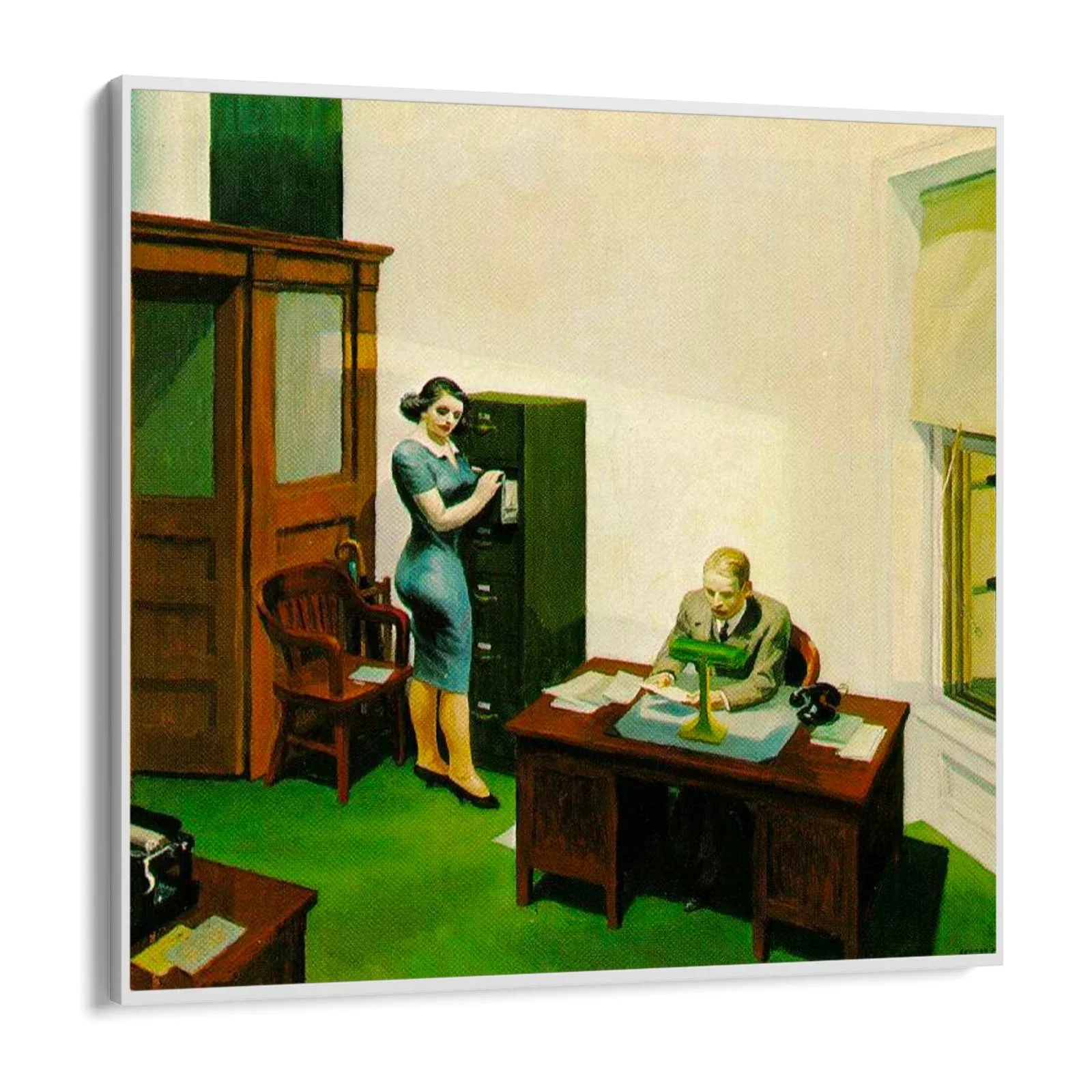 Ufficio di Notte, Edward Hopper - Image 10