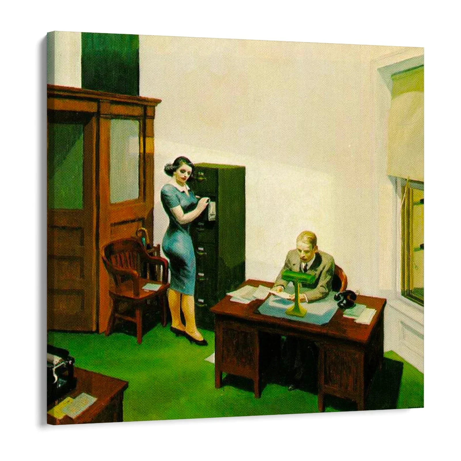 Ufficio di Notte, Edward Hopper - Image 4