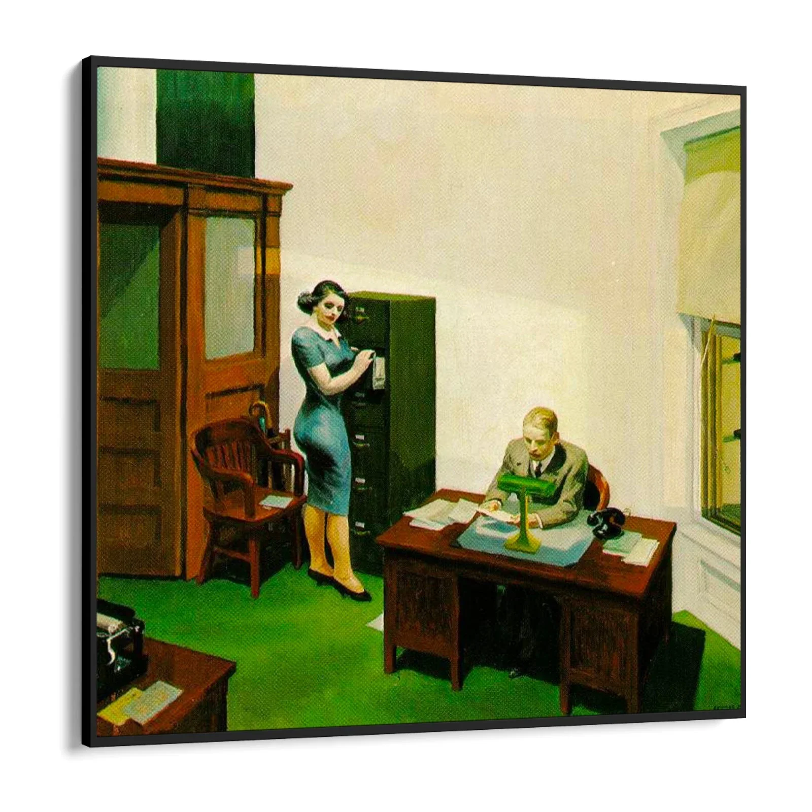 Ufficio di Notte, Edward Hopper - Image 6