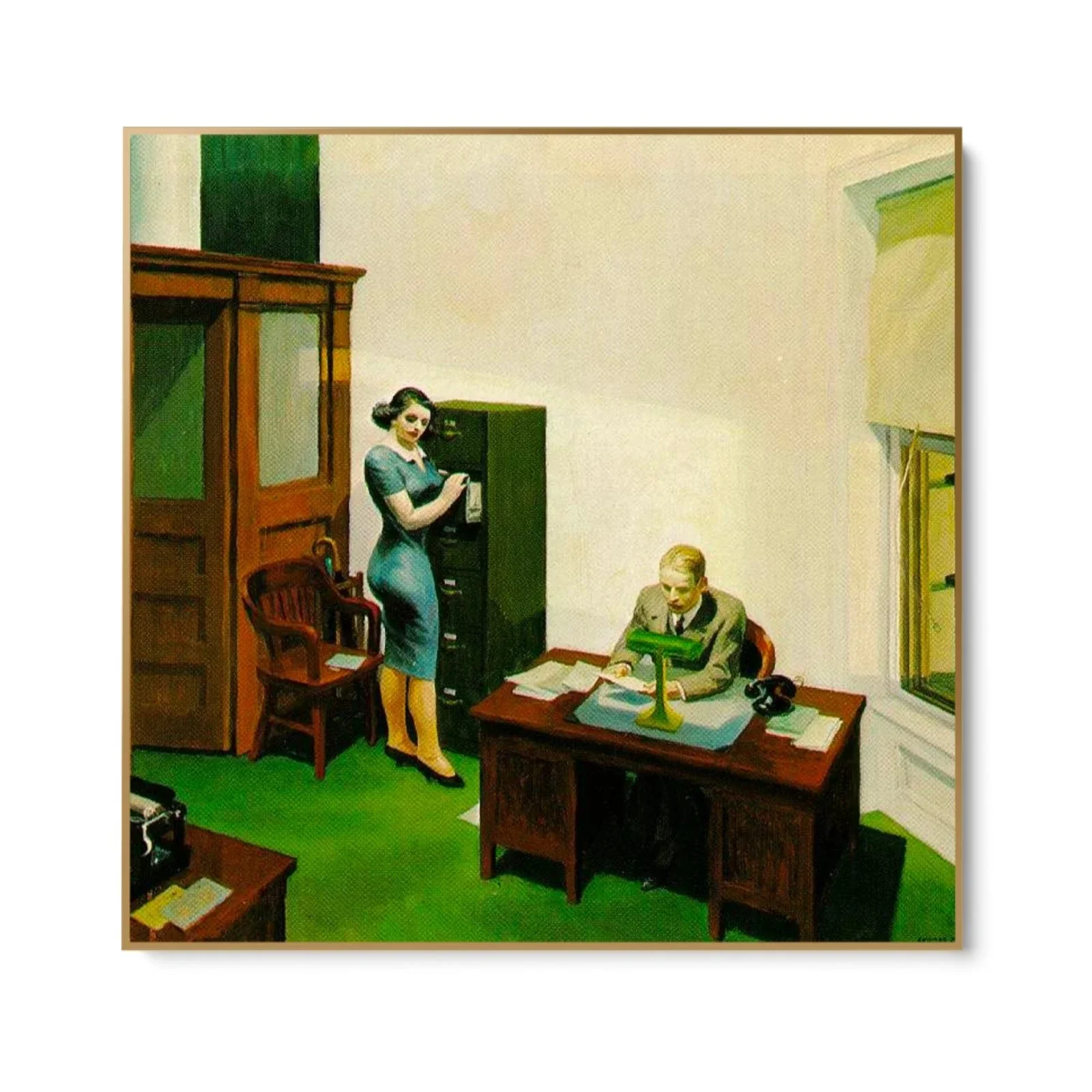 Ufficio di Notte, Edward Hopper - Image 7