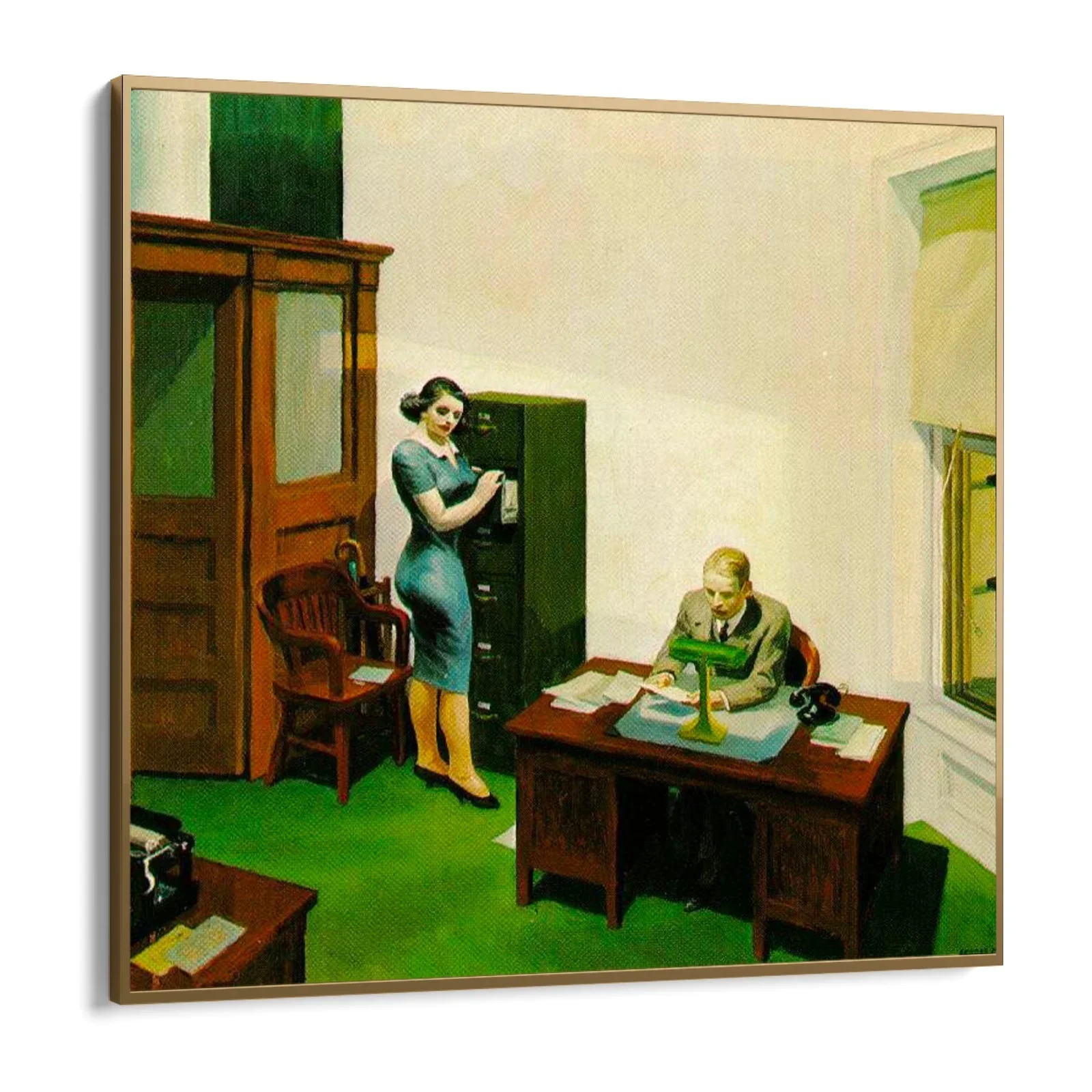 Ufficio di Notte, Edward Hopper - Image 8